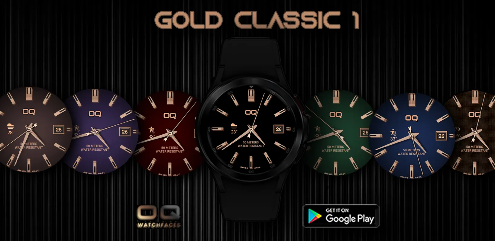 Gold Classic 1 Wear OS | Indus Appstore | Screenshot