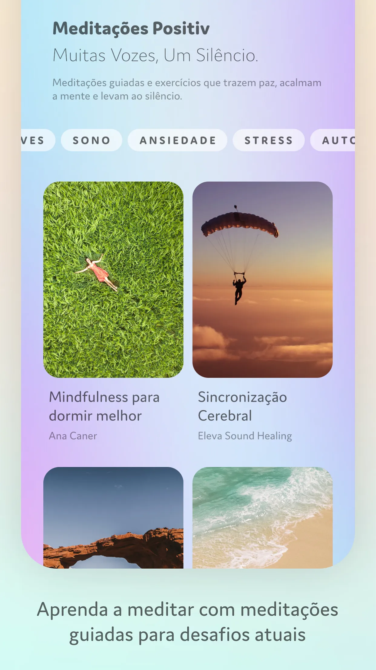 Positiv Meditação & Sono | Indus Appstore | Screenshot