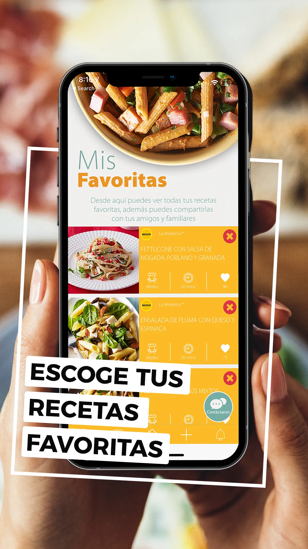 Mi pasta mi mundo | Indus Appstore | Screenshot