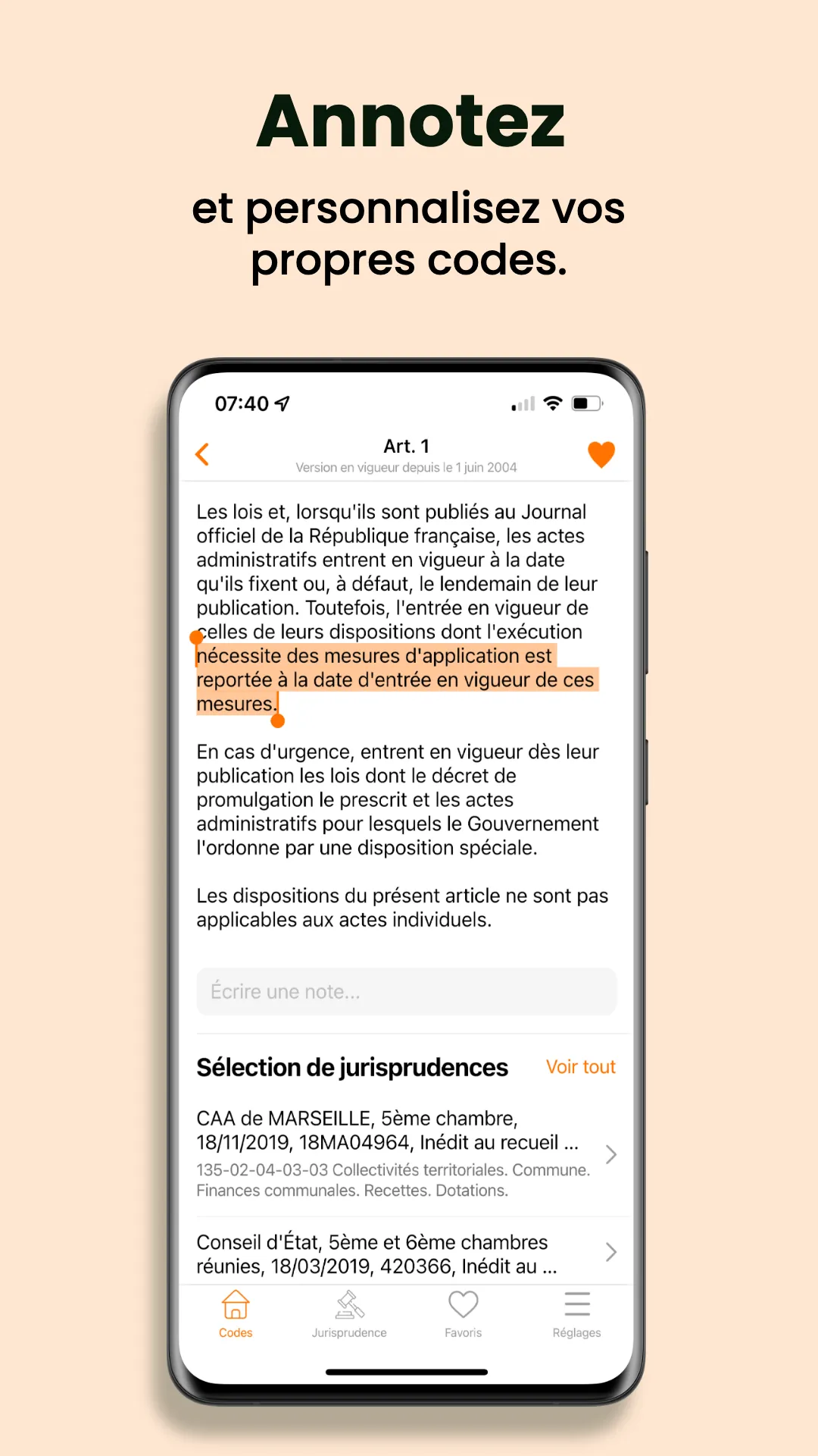 MCJ - All the french law | Indus Appstore | Screenshot