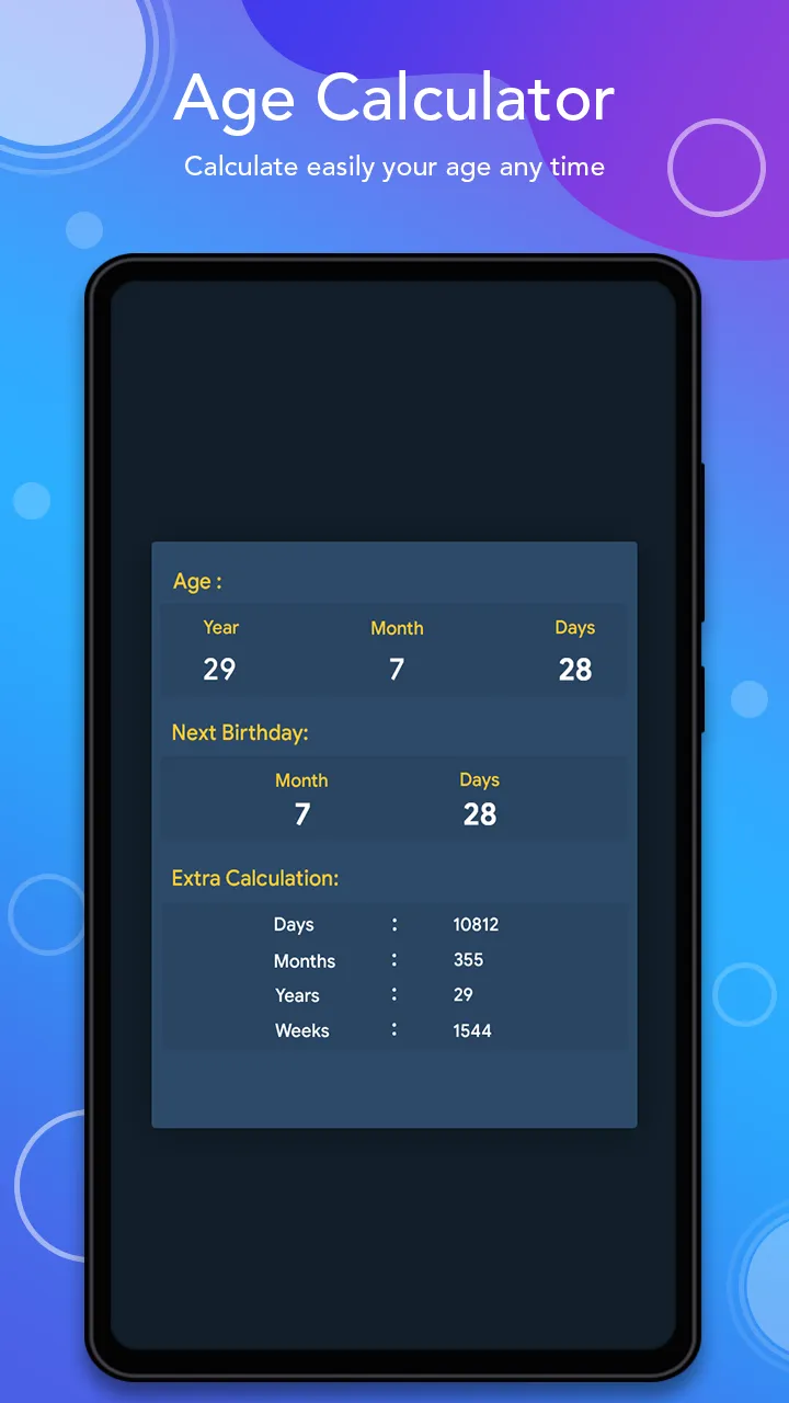 Age Calculator 2024 | Indus Appstore | Screenshot