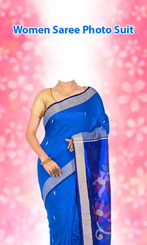 Women Saree Photo Suit | Indus Appstore | Screenshot