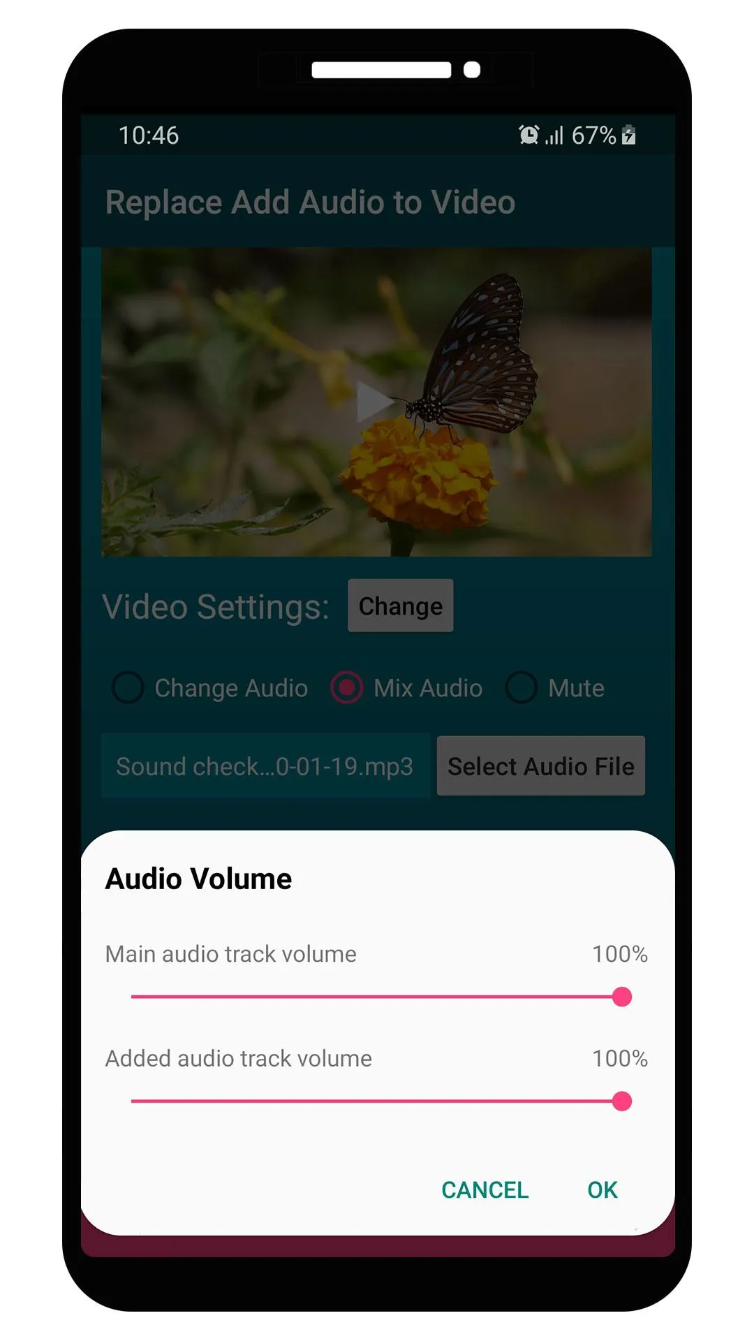 Replace Add Audio to Video | Indus Appstore | Screenshot