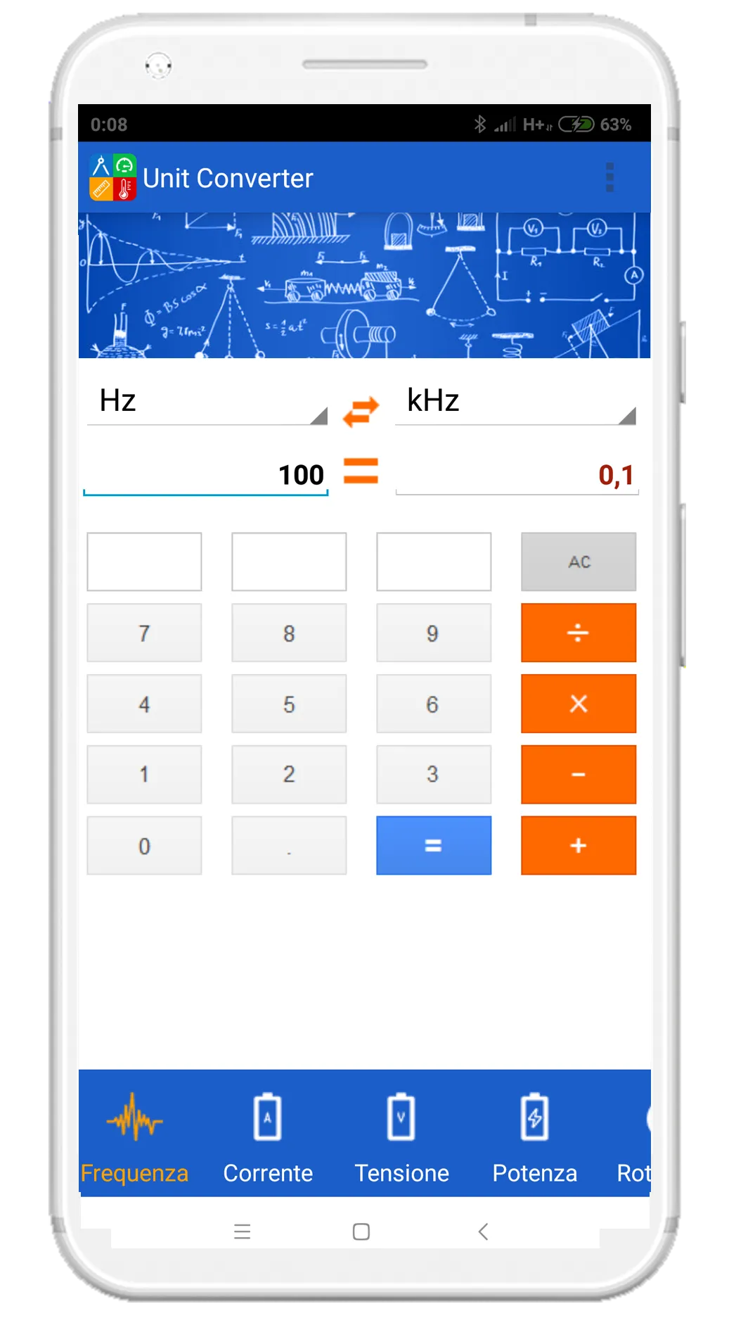 Unit measure conversion | Indus Appstore | Screenshot