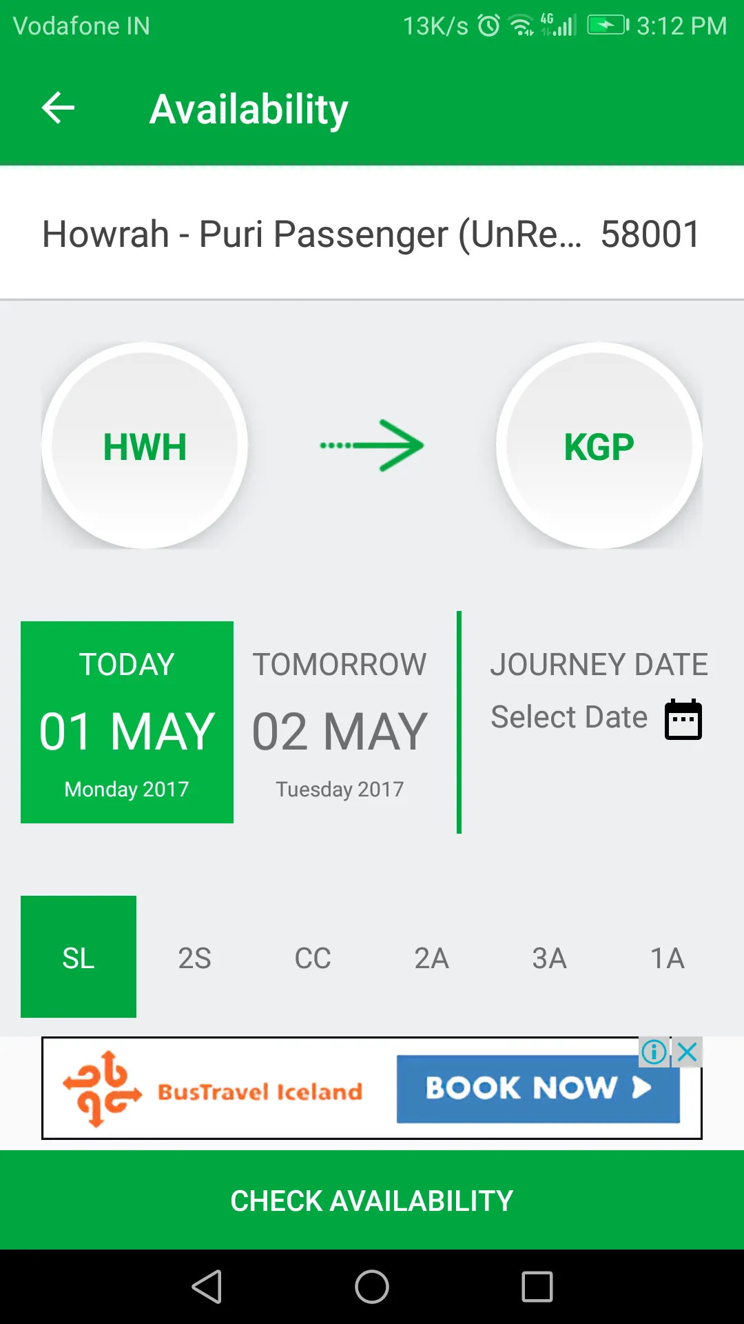 Kolkata SubUrban TimeTable | Indus Appstore | Screenshot