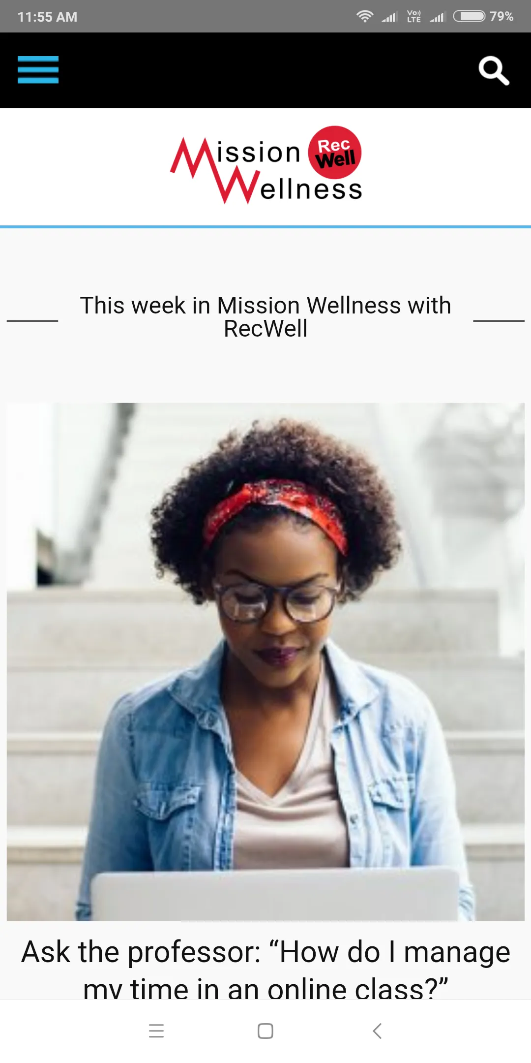 Mission Wellness with RecWell | Indus Appstore | Screenshot