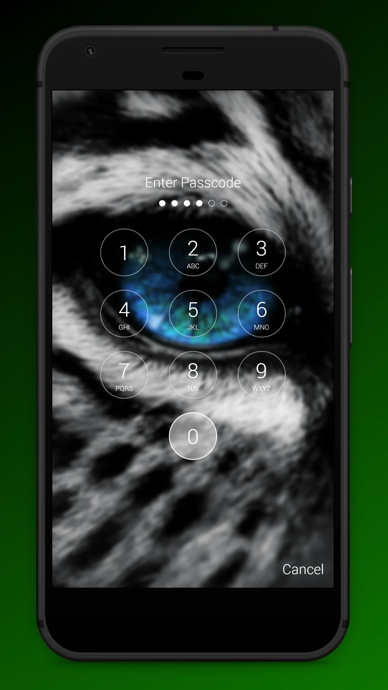 Jaguar Passcode Lock Screen | Indus Appstore | Screenshot