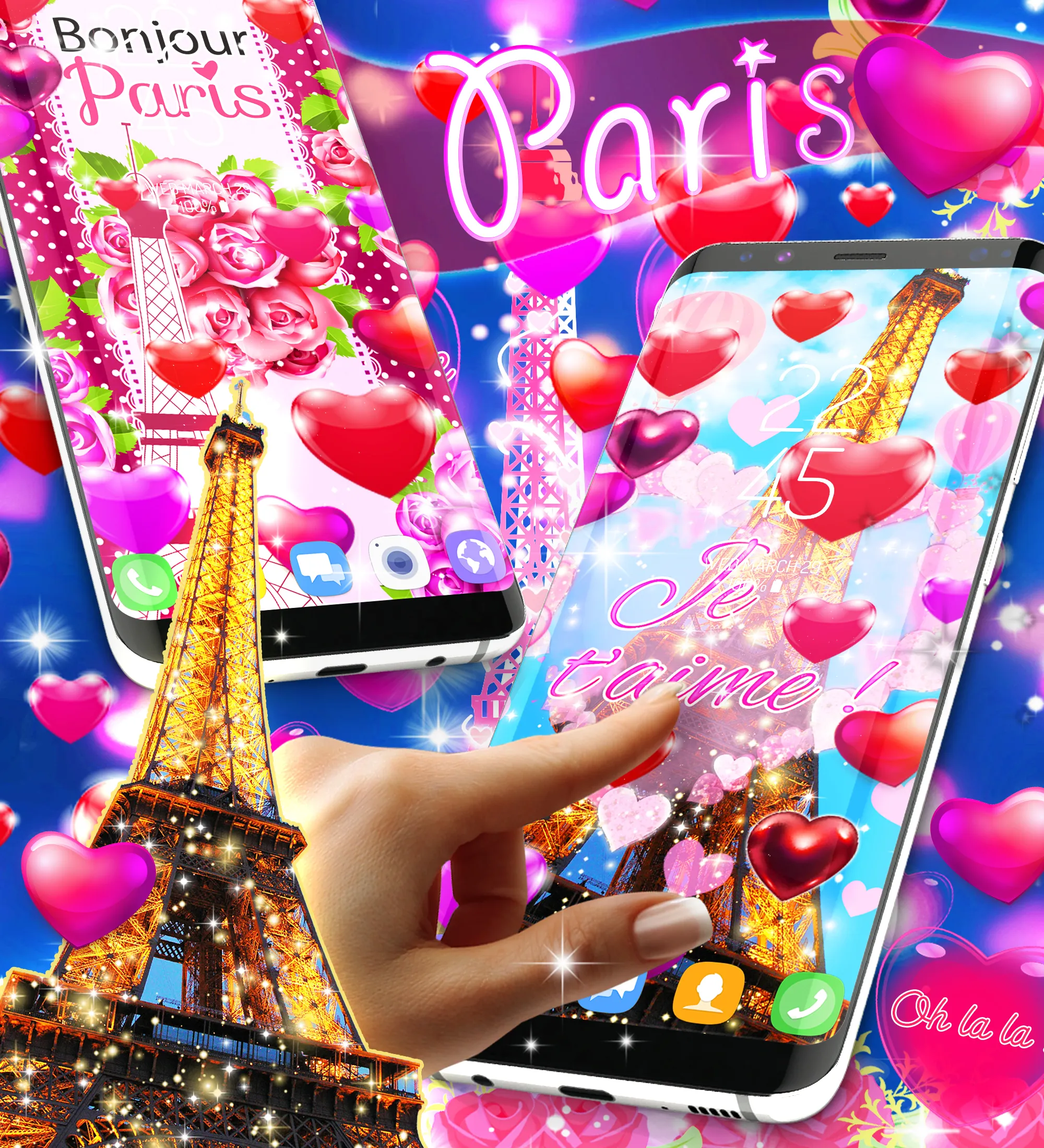 Paris love live wallpaper | Indus Appstore | Screenshot