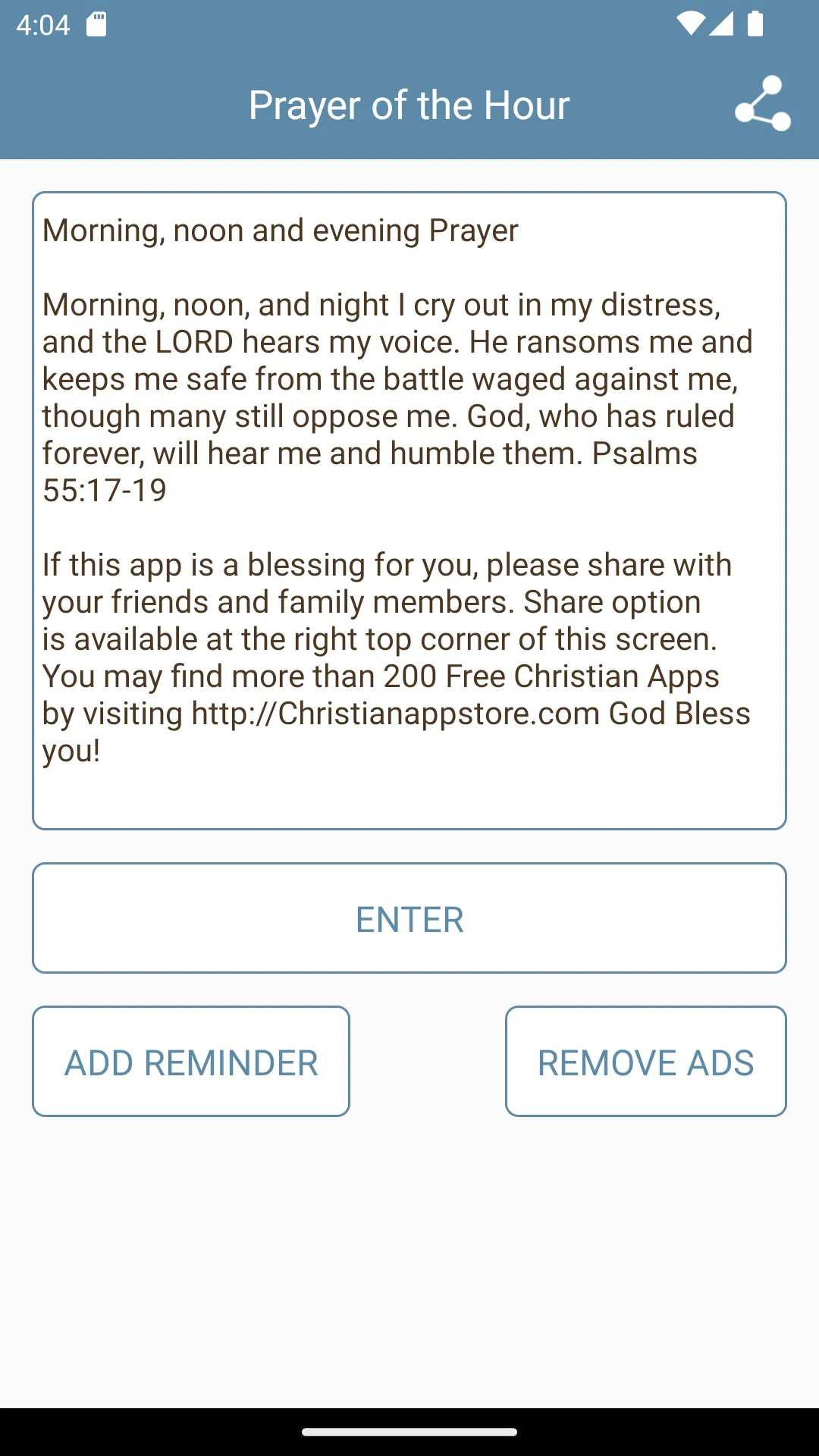 Morning, Noon & Evening Prayer | Indus Appstore | Screenshot