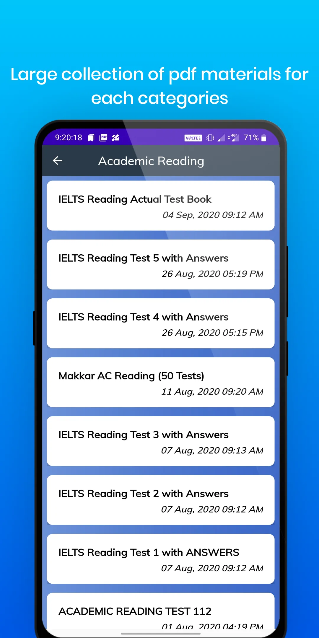 IELTS Practice - PDF for IELTS | Indus Appstore | Screenshot