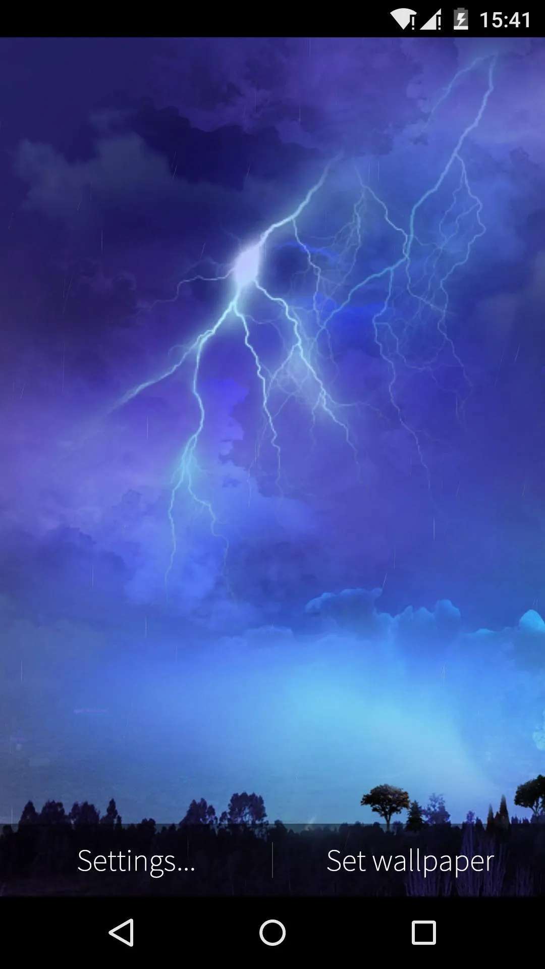 Lightning Storm Live Wallpaper | Indus Appstore | Screenshot