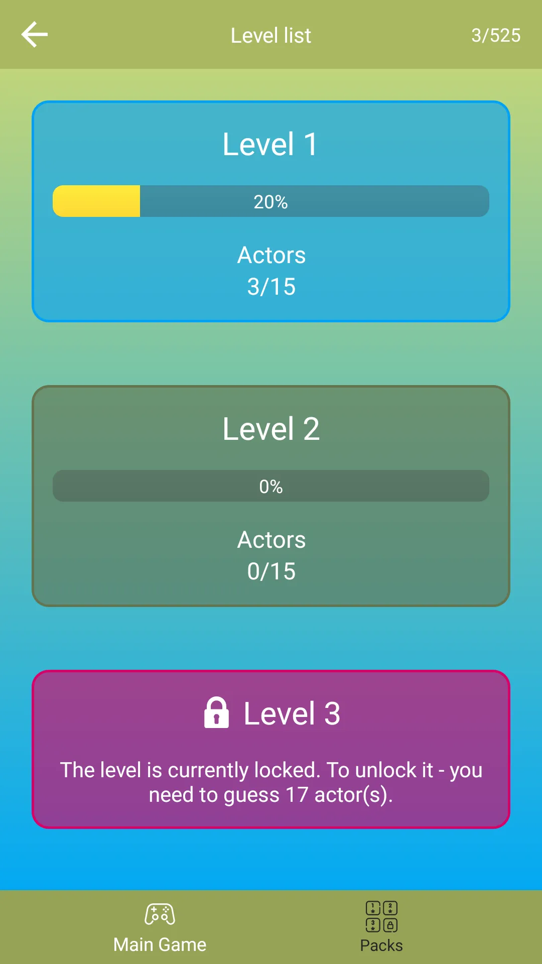 Hollywood Actors: Quiz, Game | Indus Appstore | Screenshot