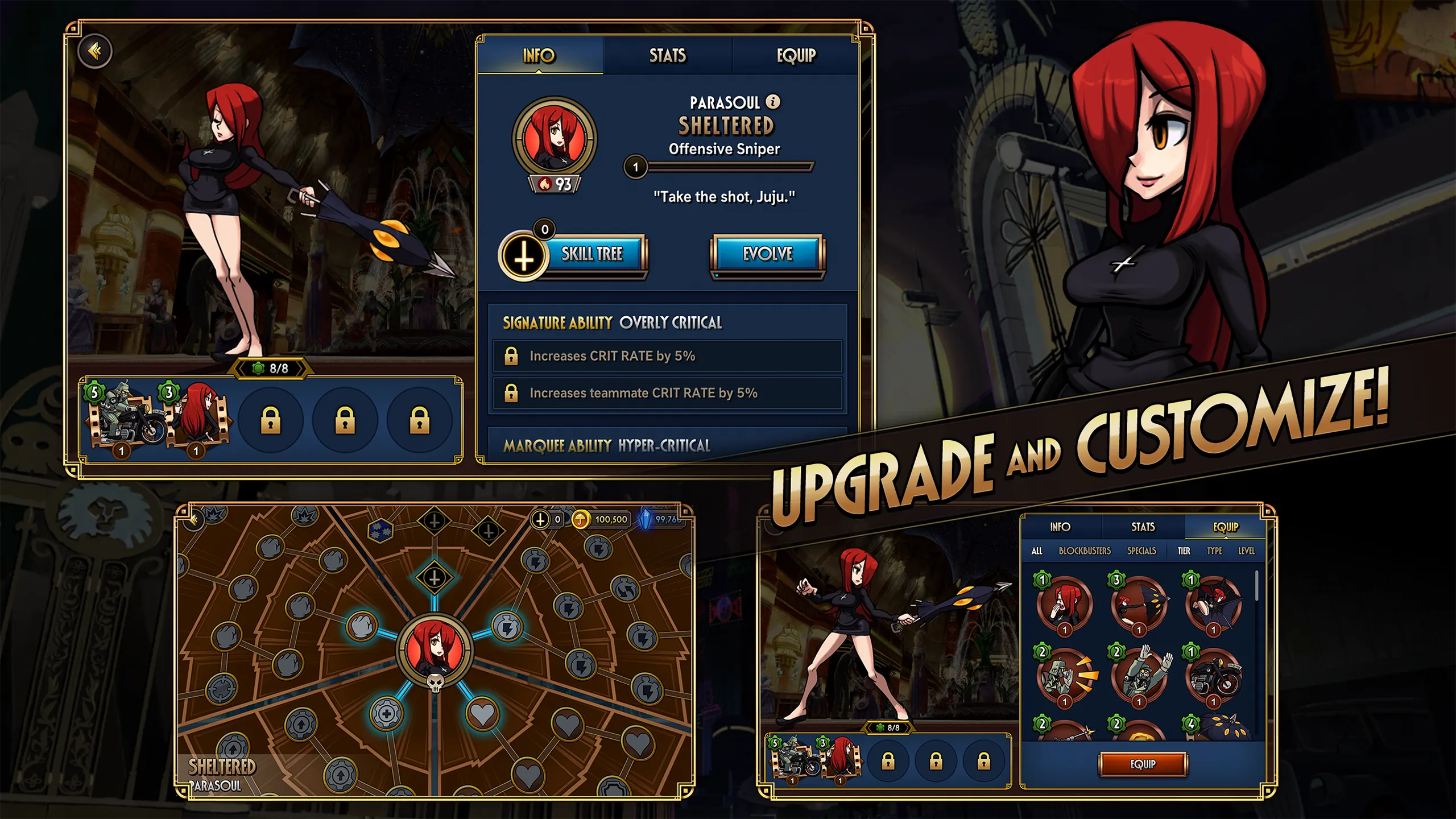 Skullgirls: Fighting RPG | Indus Appstore | Screenshot