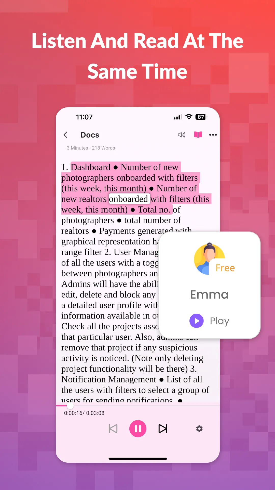 Crikk - Text to Speech Reader | Indus Appstore | Screenshot