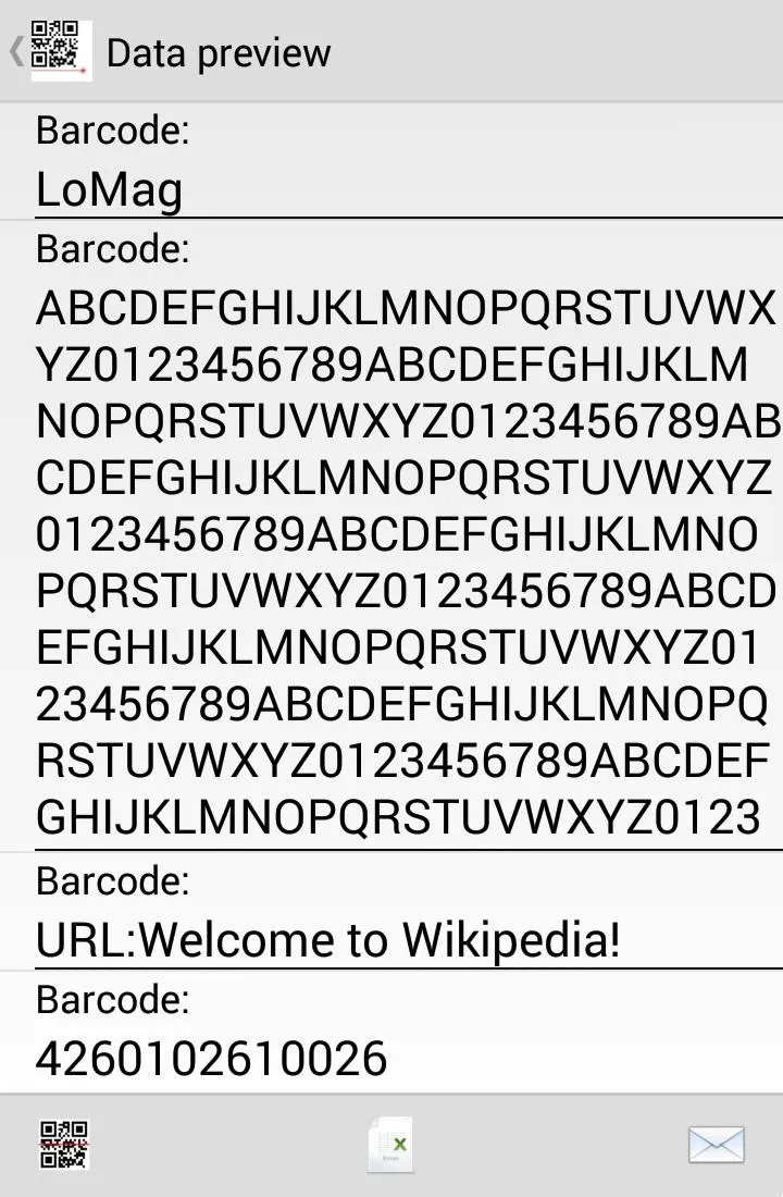 LoMag Barcode Scanner to Excel | Indus Appstore | Screenshot