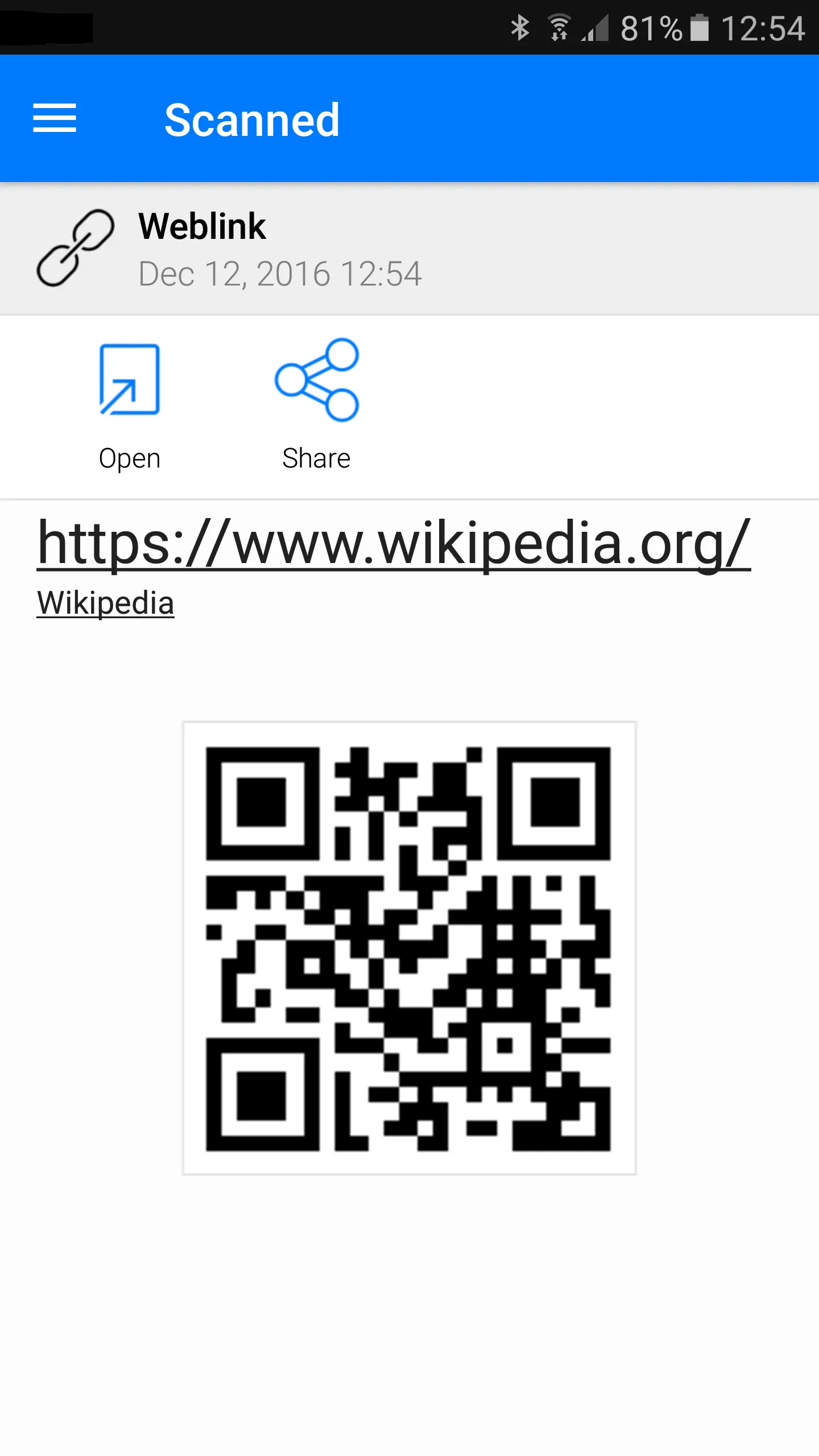 QR Code Reader QR Code Scanner | Indus Appstore | Screenshot