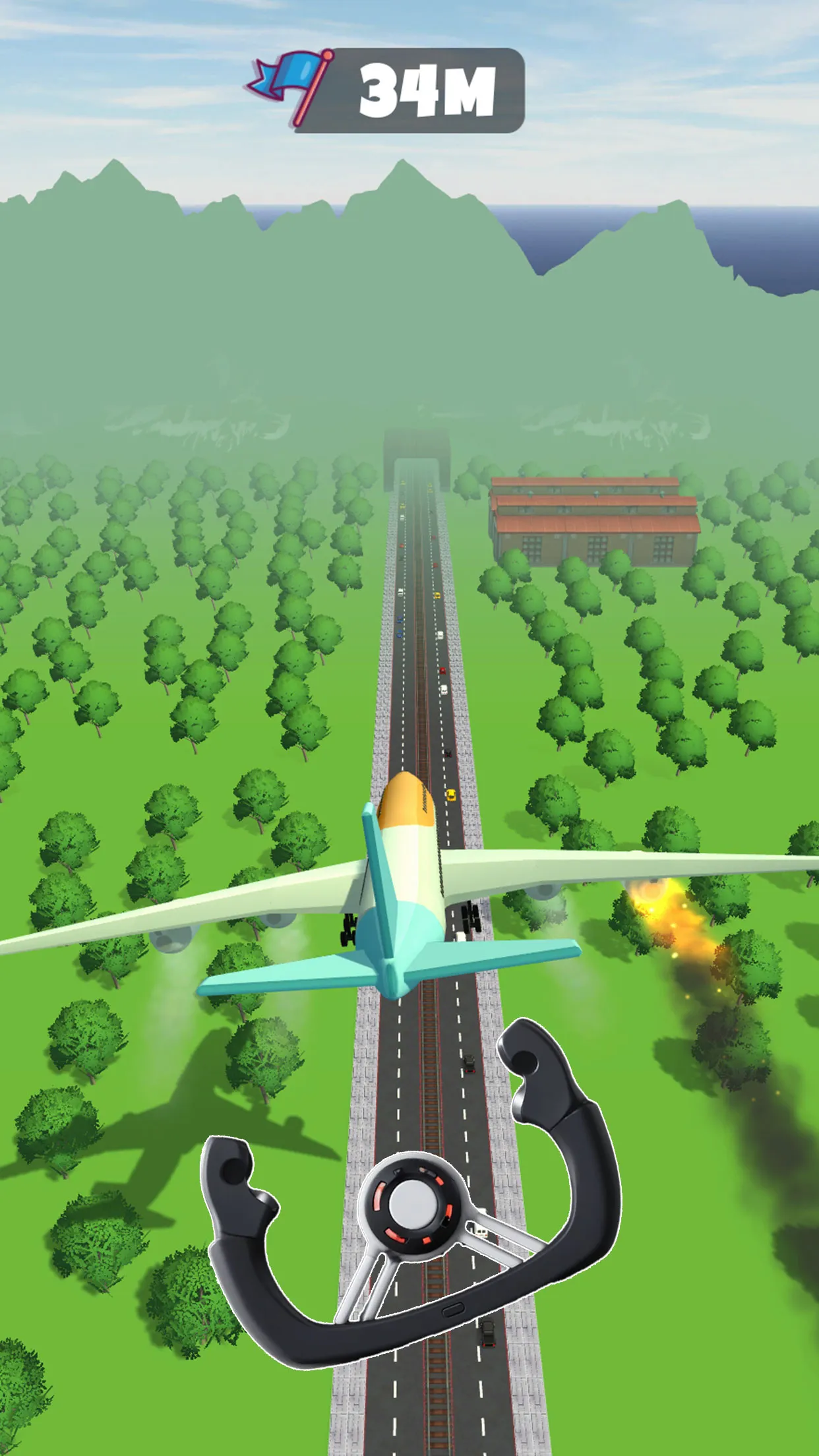 Sling Plane 3D - Sky Crash Jet | Indus Appstore | Screenshot