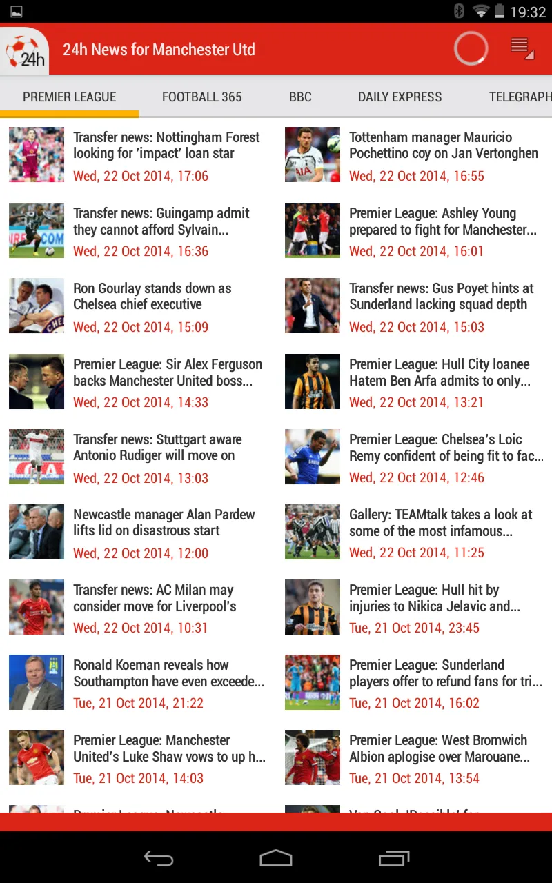 24h News for Man. United | Indus Appstore | Screenshot