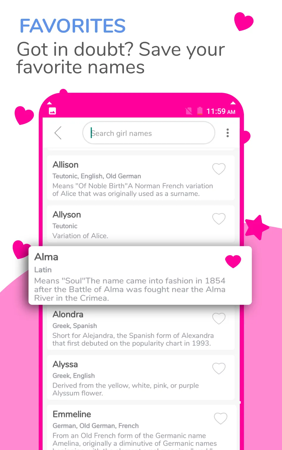 Baby Name | Indus Appstore | Screenshot