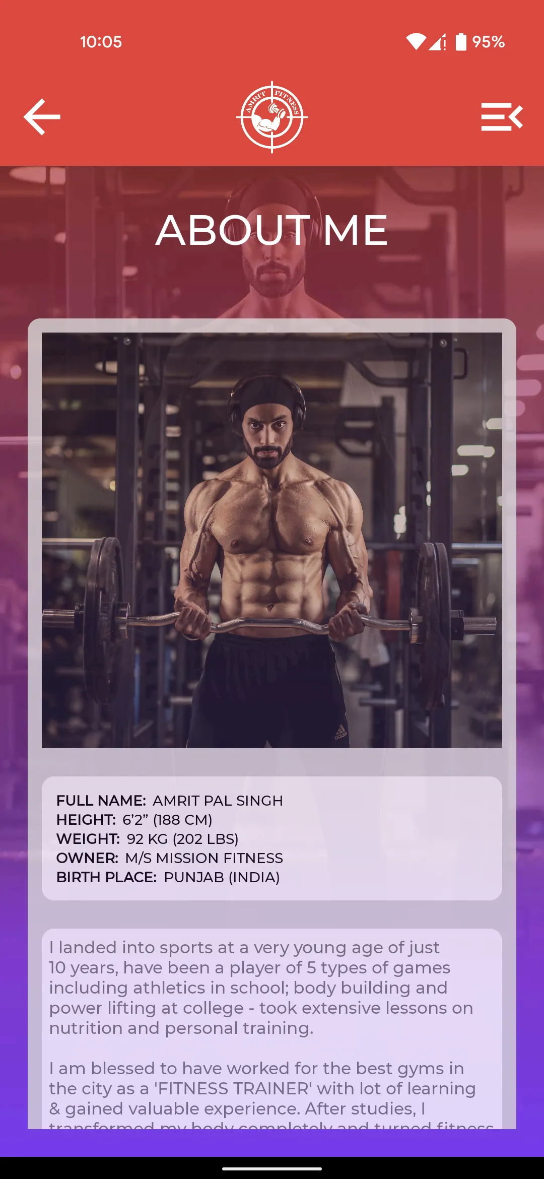 Amrit Fitness | Indus Appstore | Screenshot