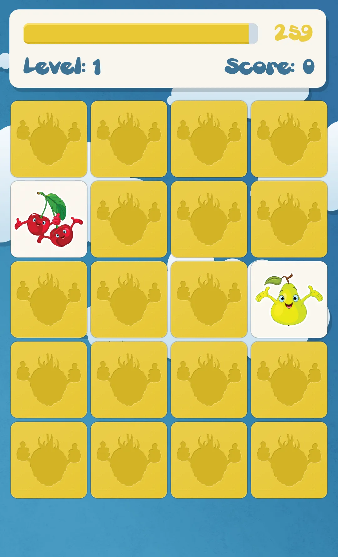 Fruits Memory Game for kids | Indus Appstore | Screenshot