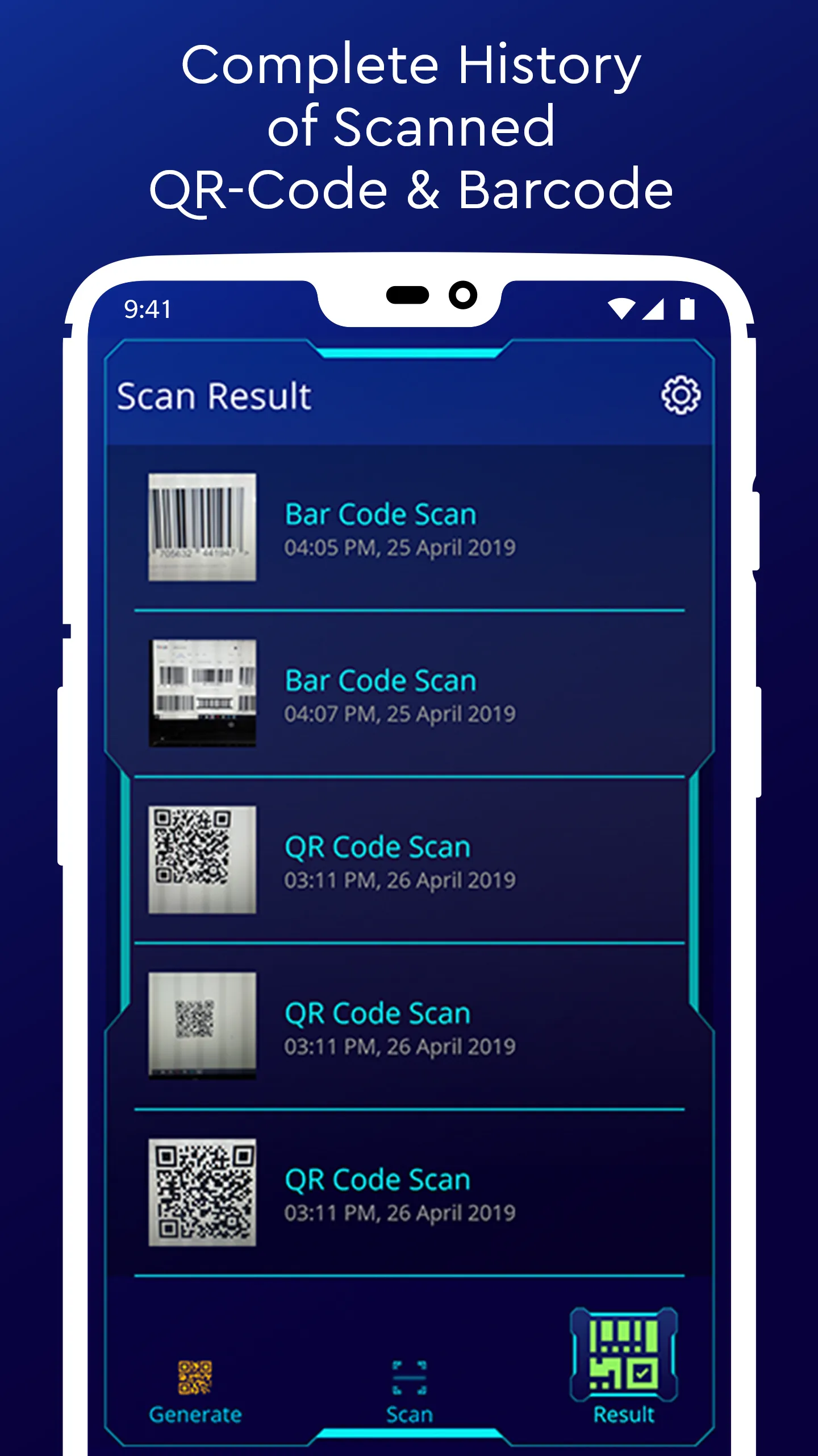 QRCode Scanner & Generator - B | Indus Appstore | Screenshot