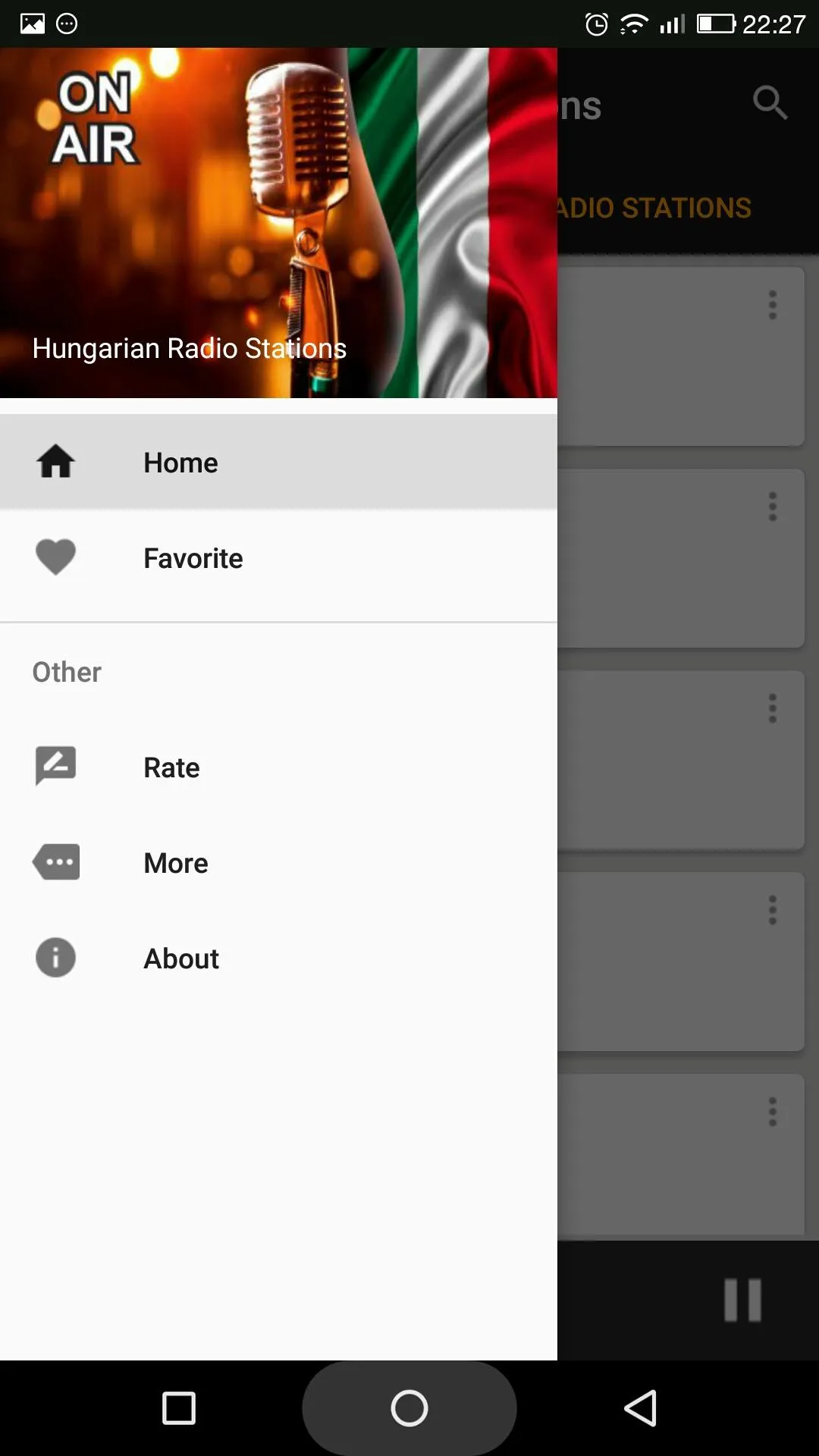 Hungarian Radio Stations | Indus Appstore | Screenshot