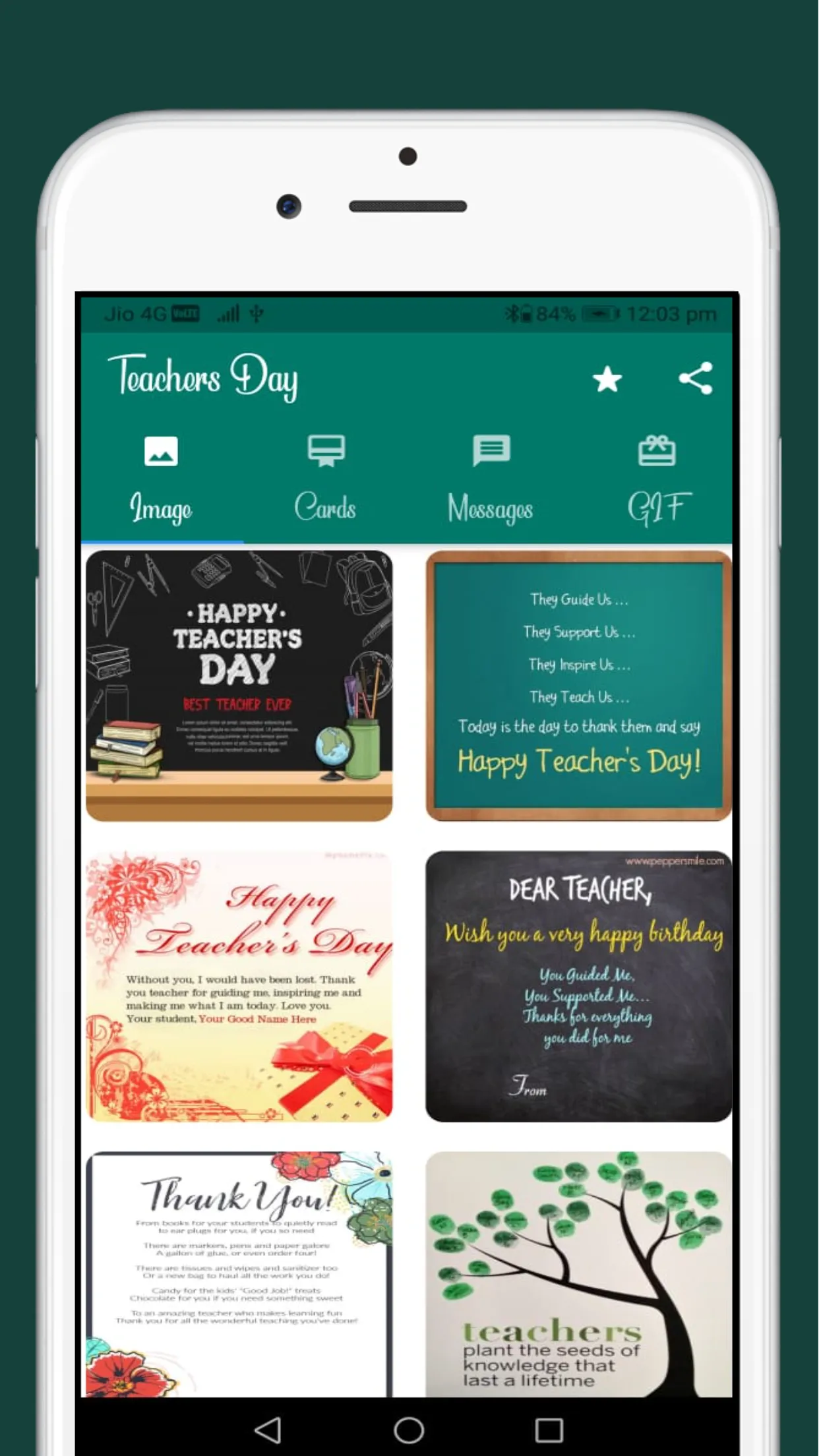 Teachers Day Wishes | Indus Appstore | Screenshot