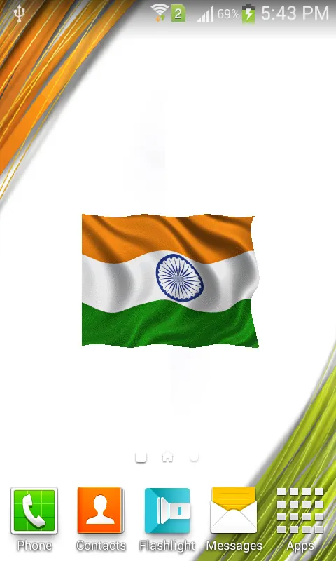 Indian Animated Flag Wallpaper | Indus Appstore | Screenshot