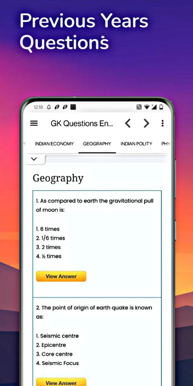 200000 GK Questions in English | Indus Appstore | Screenshot