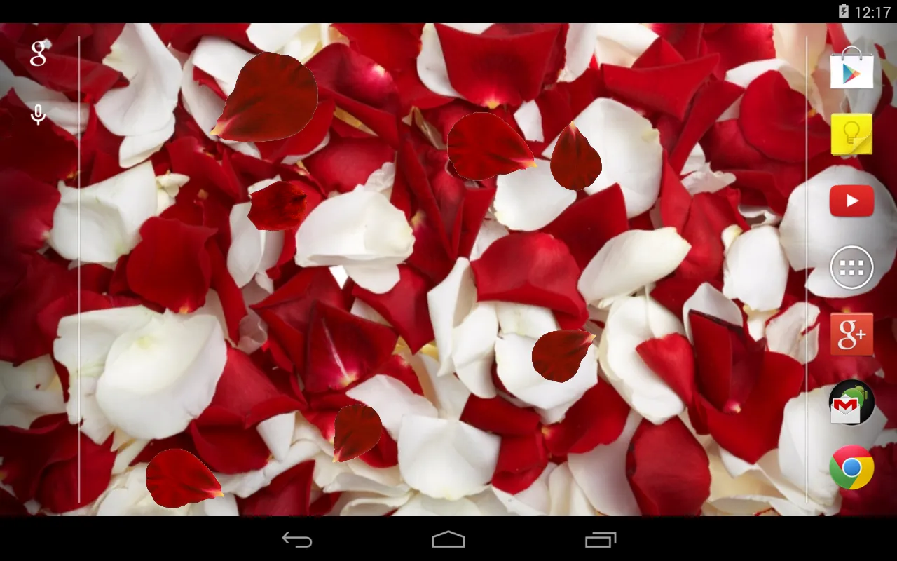 Rose petals Live Wallpaper | Indus Appstore | Screenshot