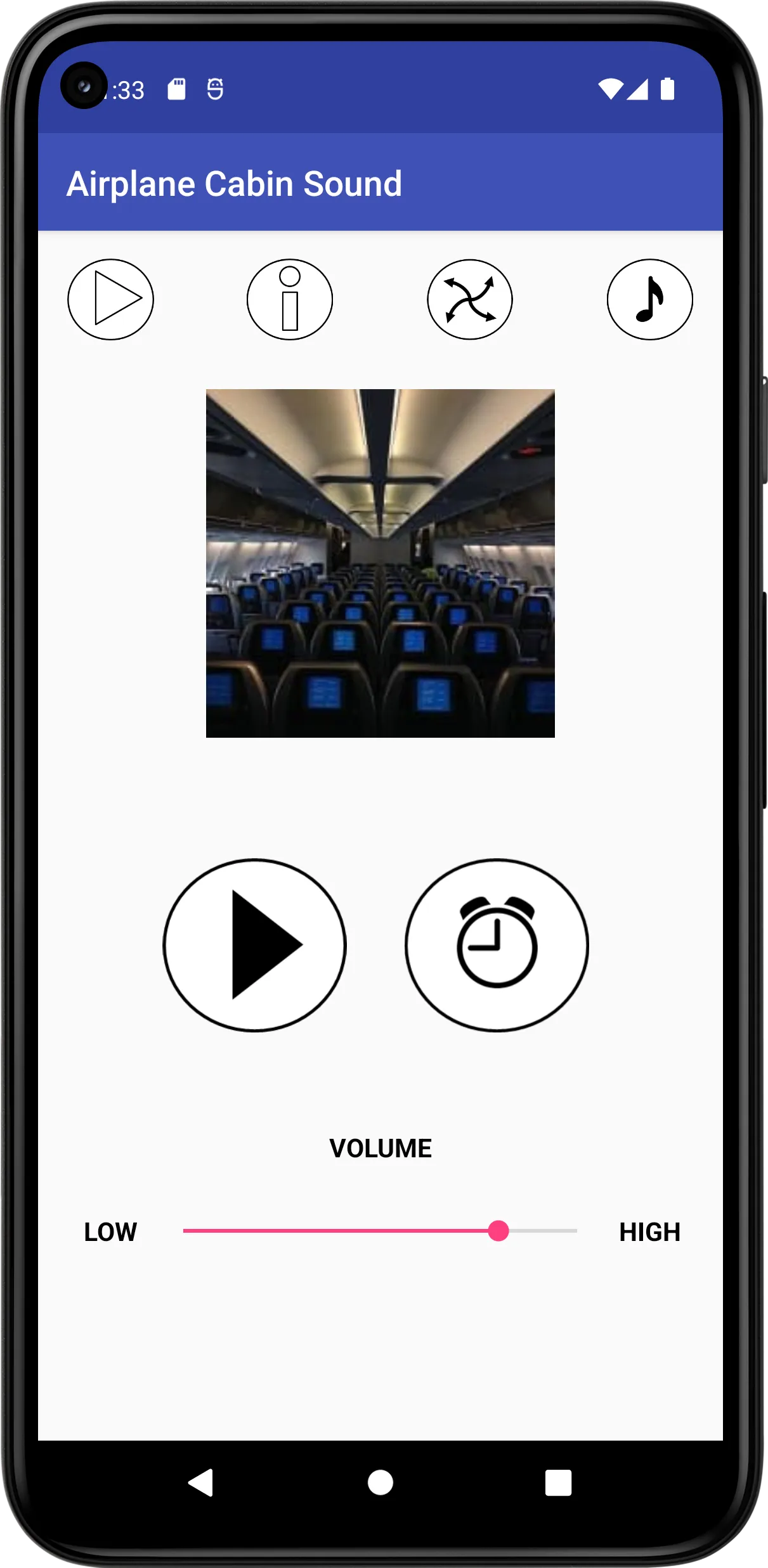 Airplane Cabin Sound | Indus Appstore | Screenshot