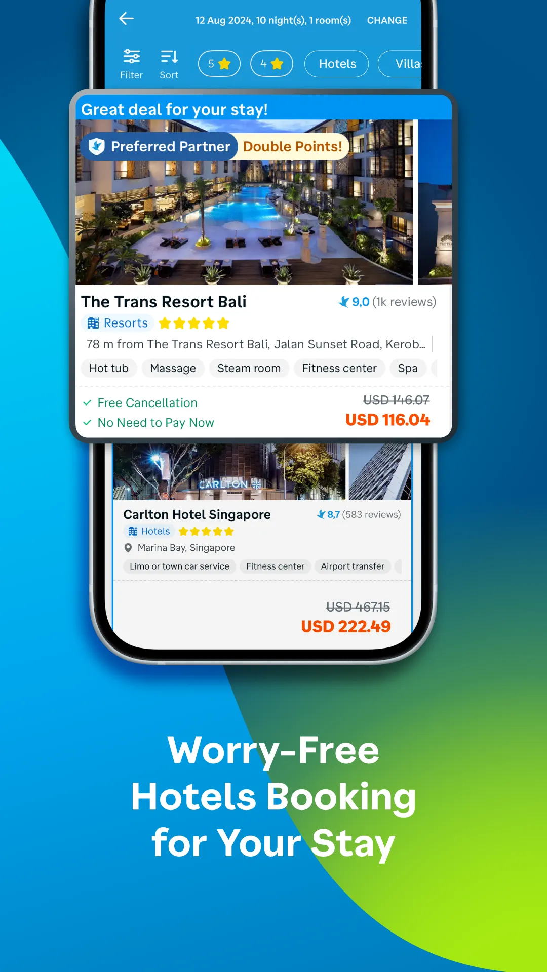 Traveloka: Book Hotel & Flight | Indus Appstore | Screenshot