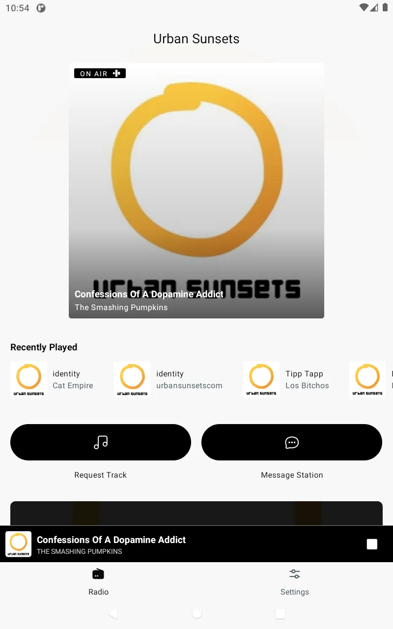 Urban Sunsets Radio | Indus Appstore | Screenshot