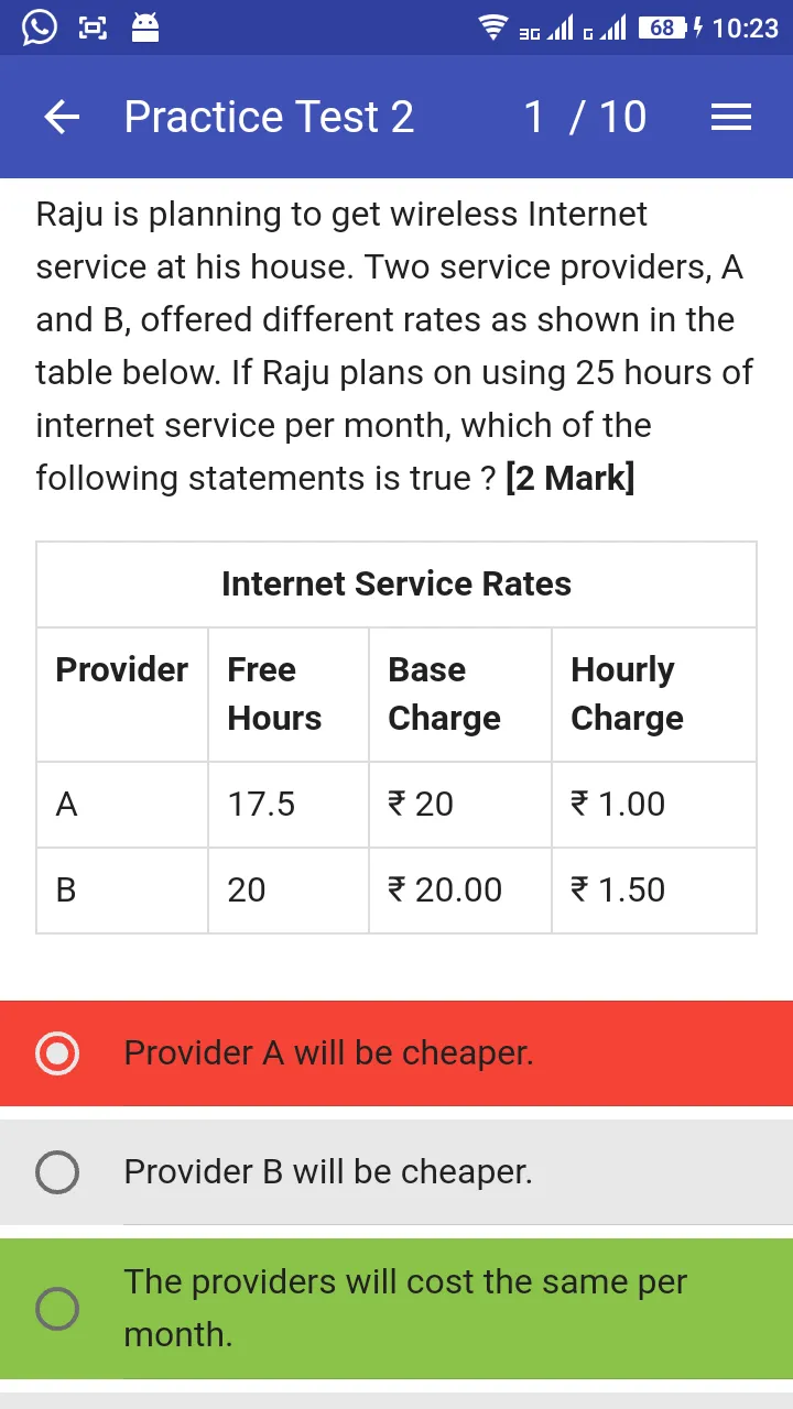 GATE PRACTICE TESTS 2021 | Indus Appstore | Screenshot