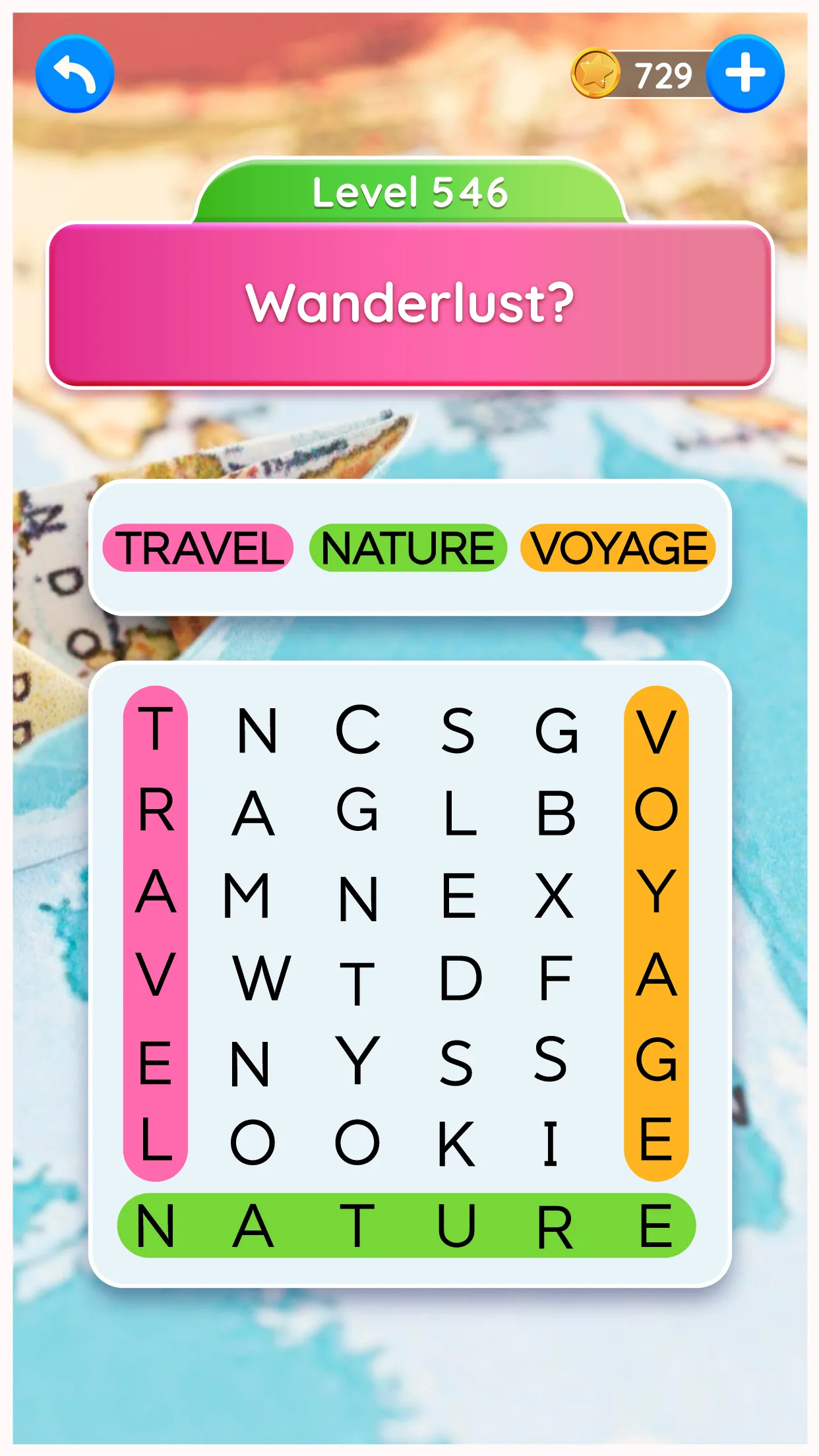 Word Voyage: Word Search | Indus Appstore | Screenshot