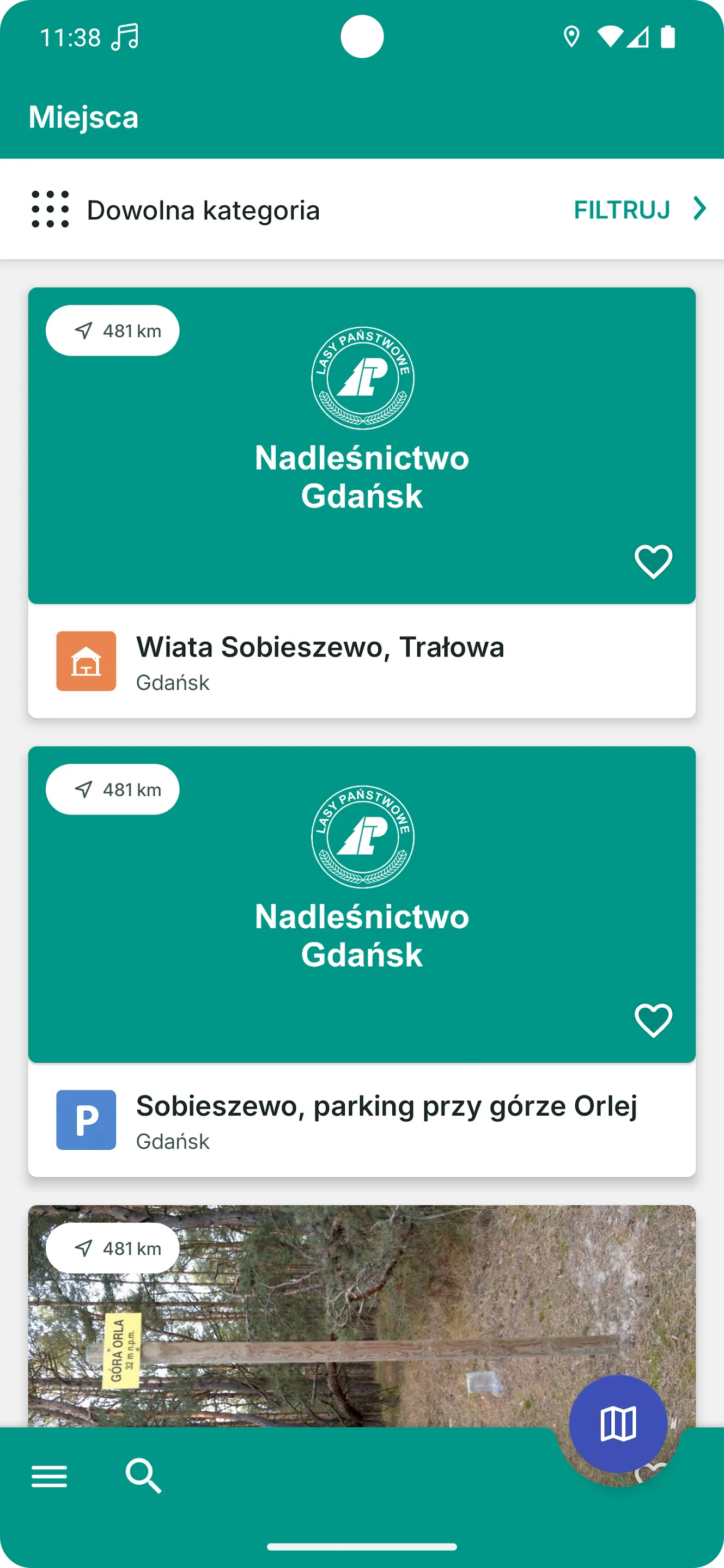 Nadleśnictwo Gdańsk | Indus Appstore | Screenshot