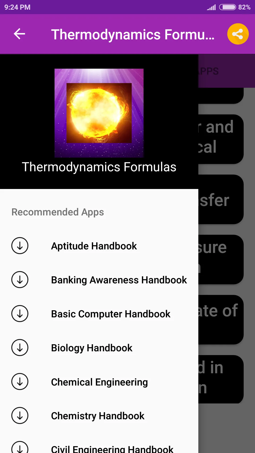 Thermodynamics Formulas | Indus Appstore | Screenshot