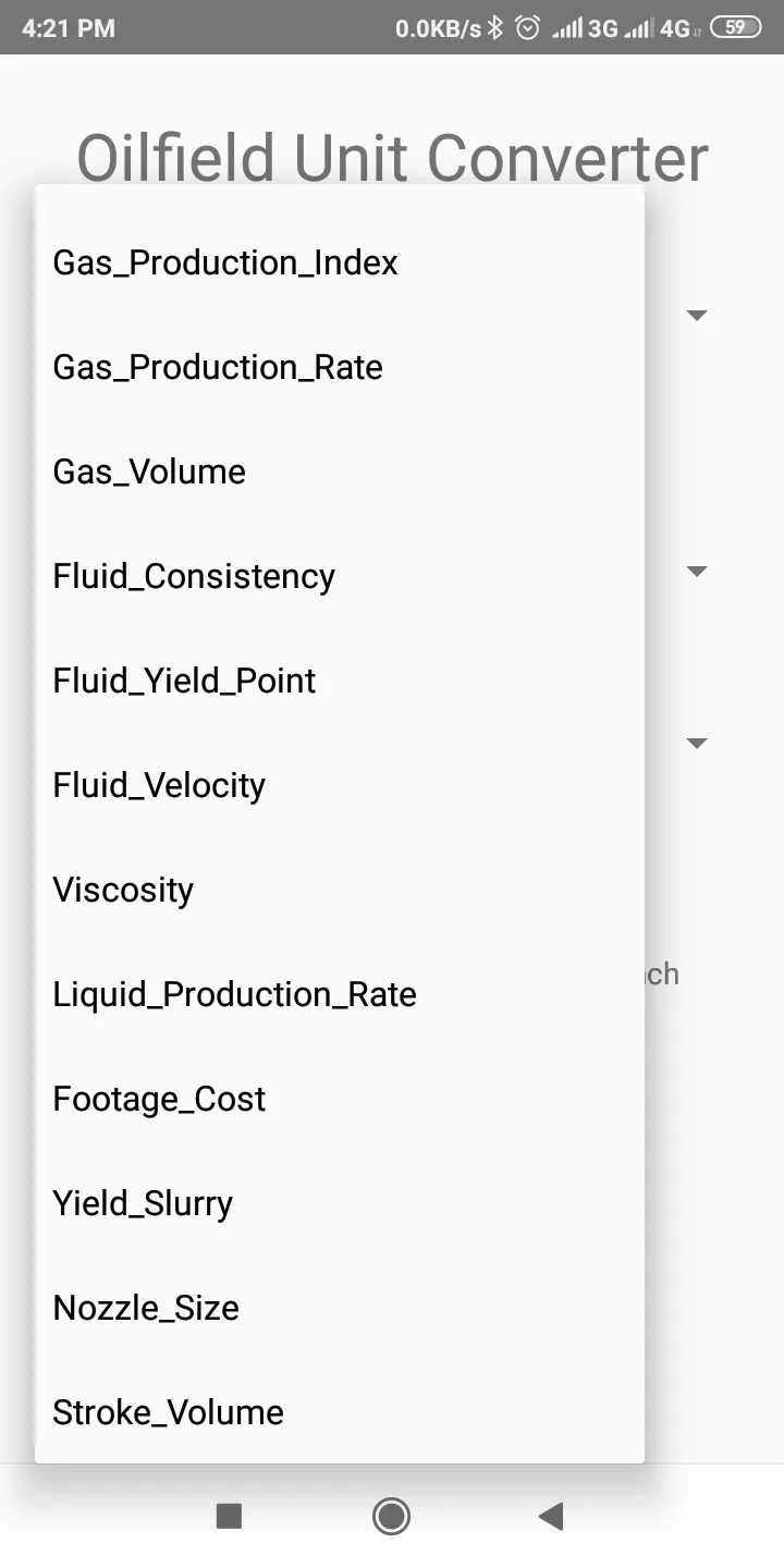 Oilfield Unit Converter | Indus Appstore | Screenshot