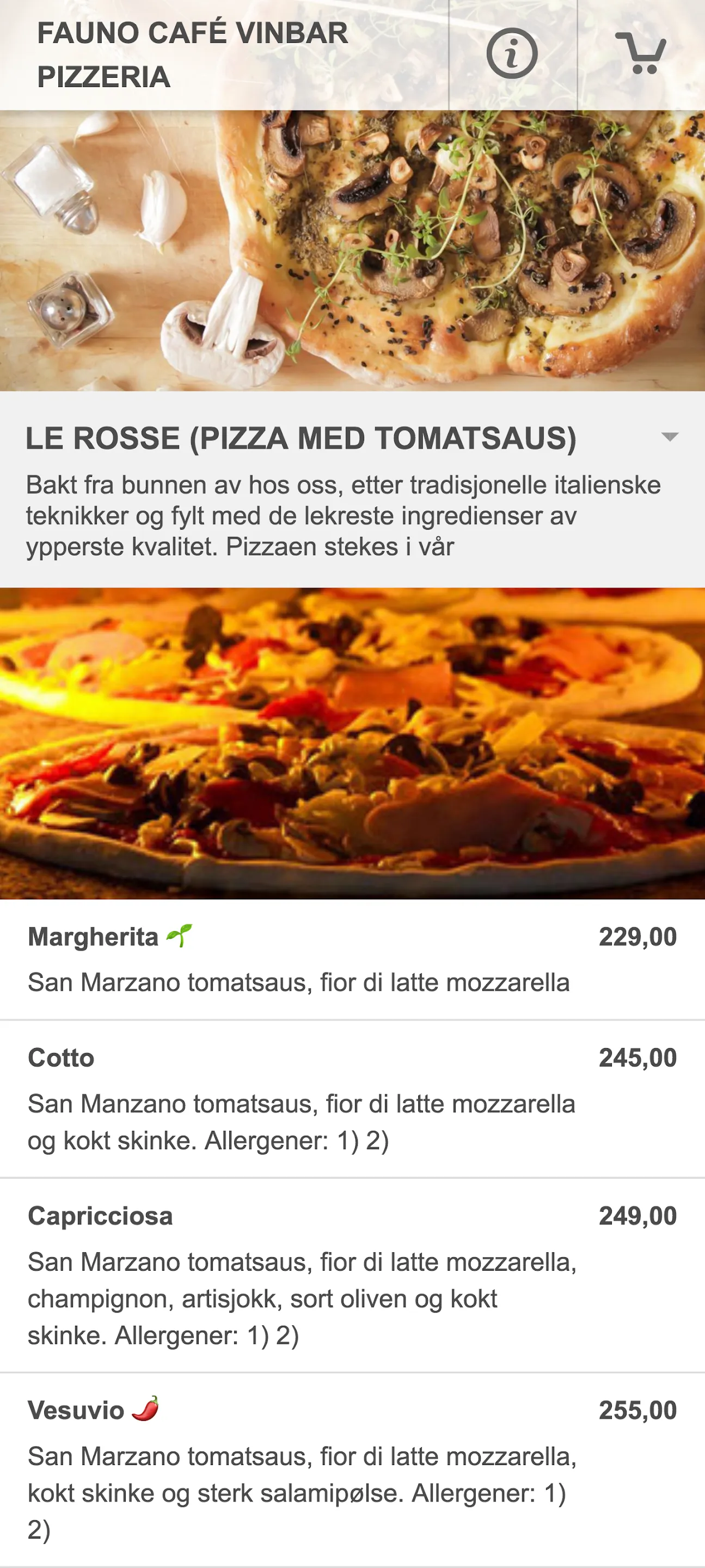 Fauno Café Vinbar Pizzeria | Indus Appstore | Screenshot