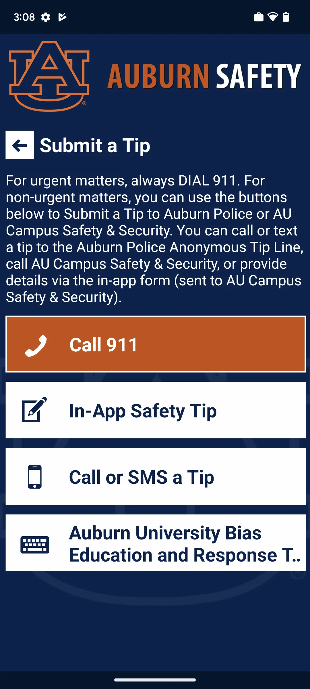 Auburn Safety | Indus Appstore | Screenshot