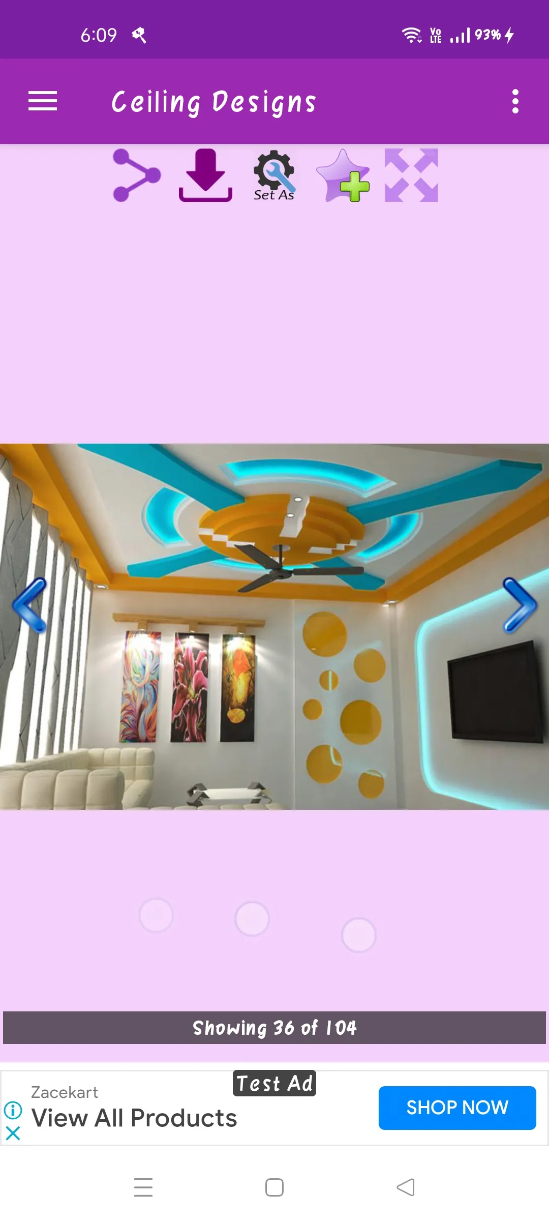 Ceiling Designs Gallery | Indus Appstore | Screenshot