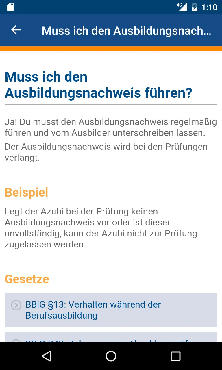 AzubiApp IHK Siegen | Indus Appstore | Screenshot