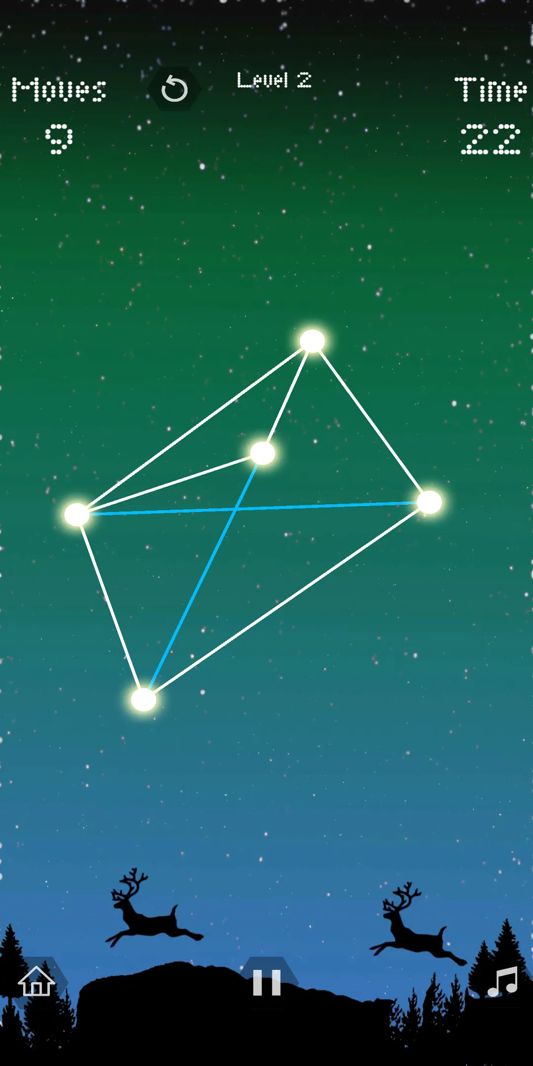 Stars Untangler | Indus Appstore | Screenshot