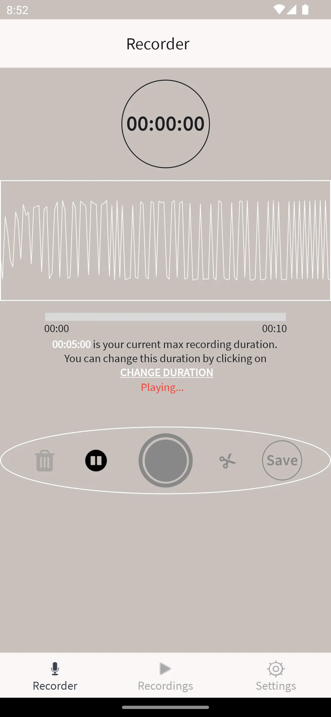 Voice Recorder | Indus Appstore | Screenshot