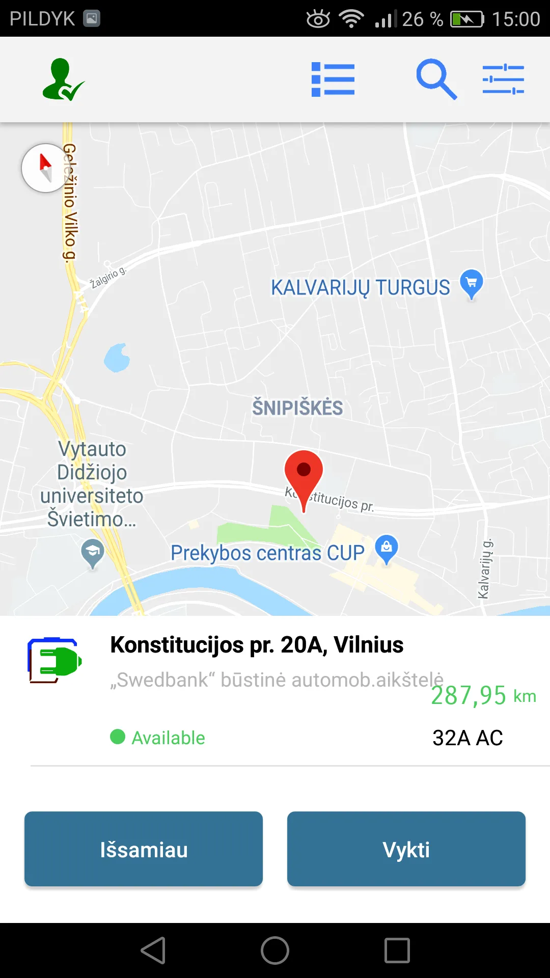 elektromobilių autoPilDYK | Indus Appstore | Screenshot