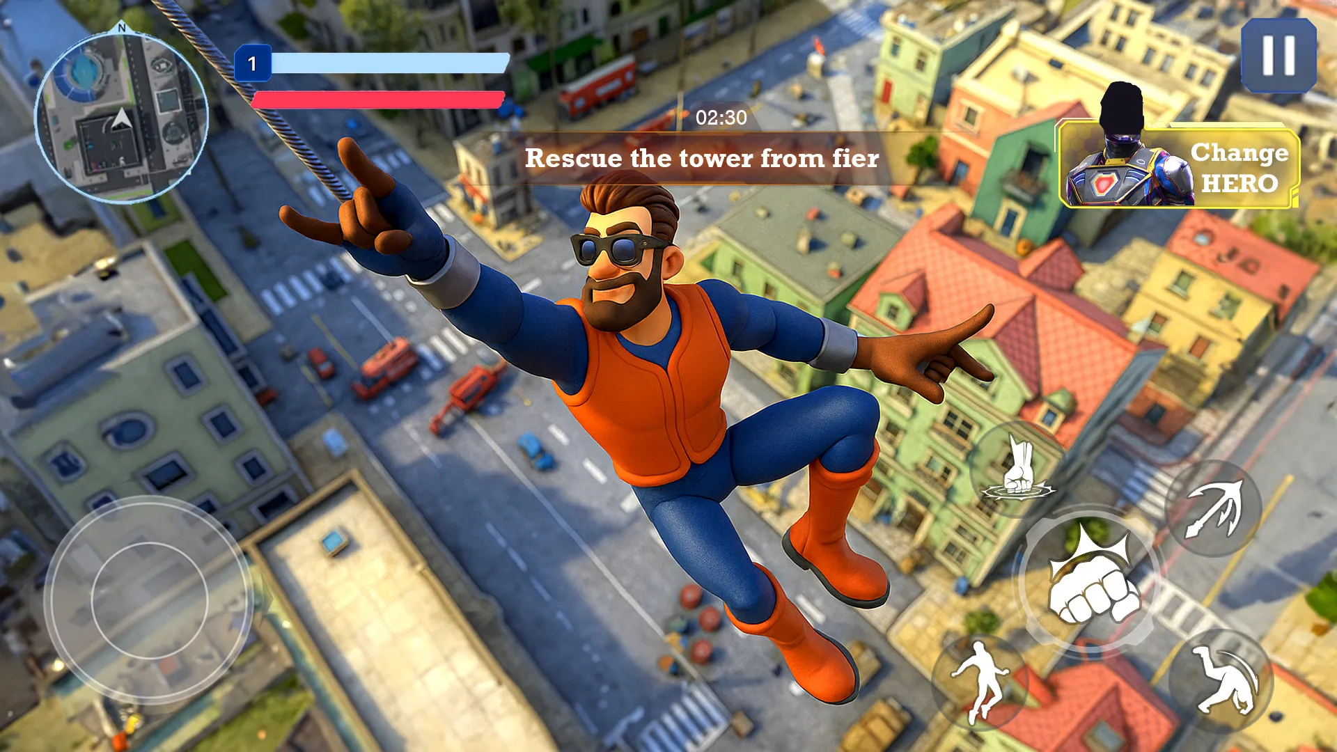 Super Hero Fight: Flying Game | Indus Appstore | Screenshot