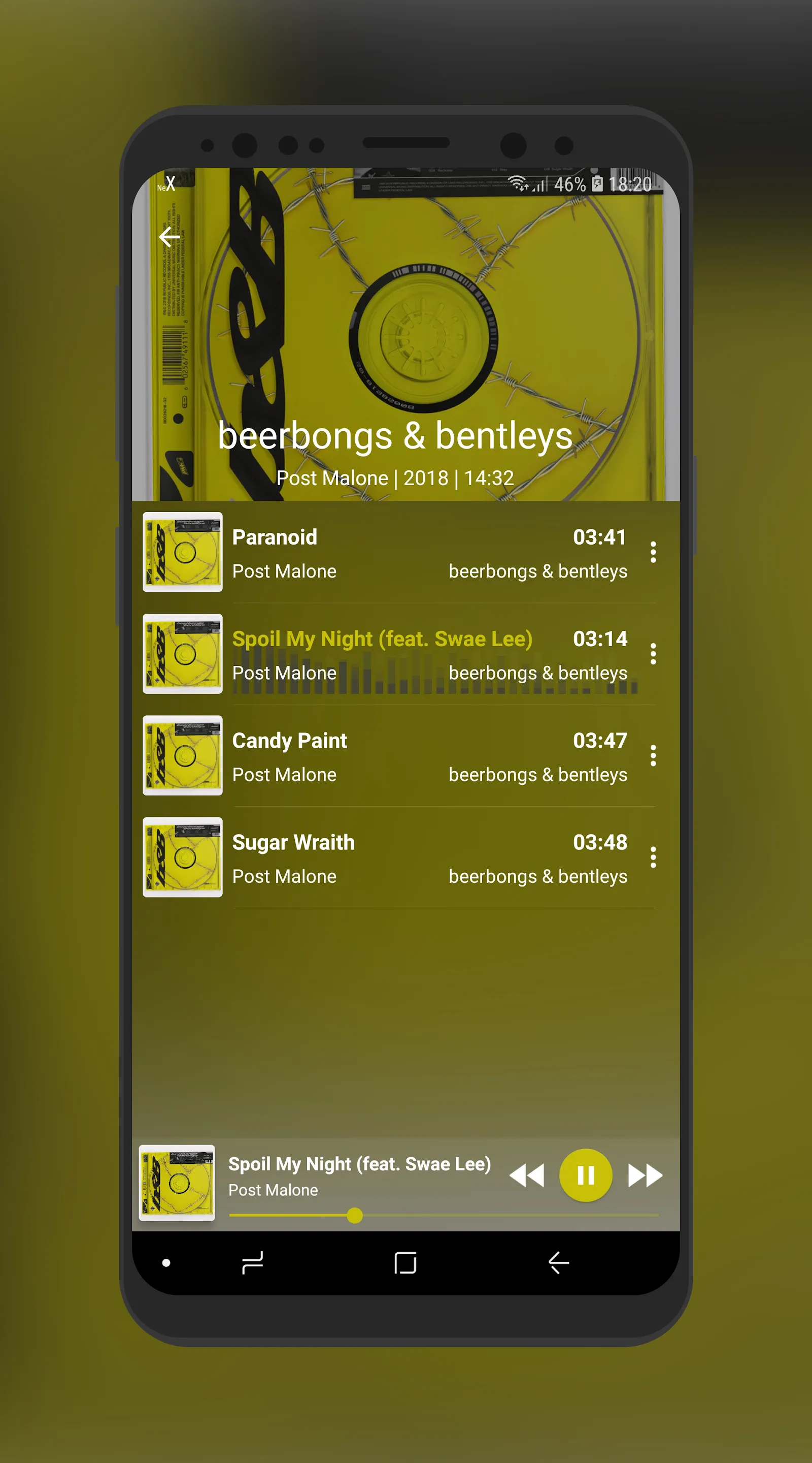 NeX - Music Player | Indus Appstore | Screenshot