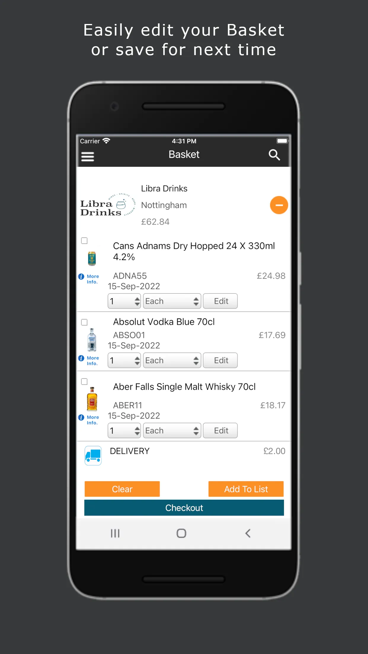 Libra Drinks | Indus Appstore | Screenshot