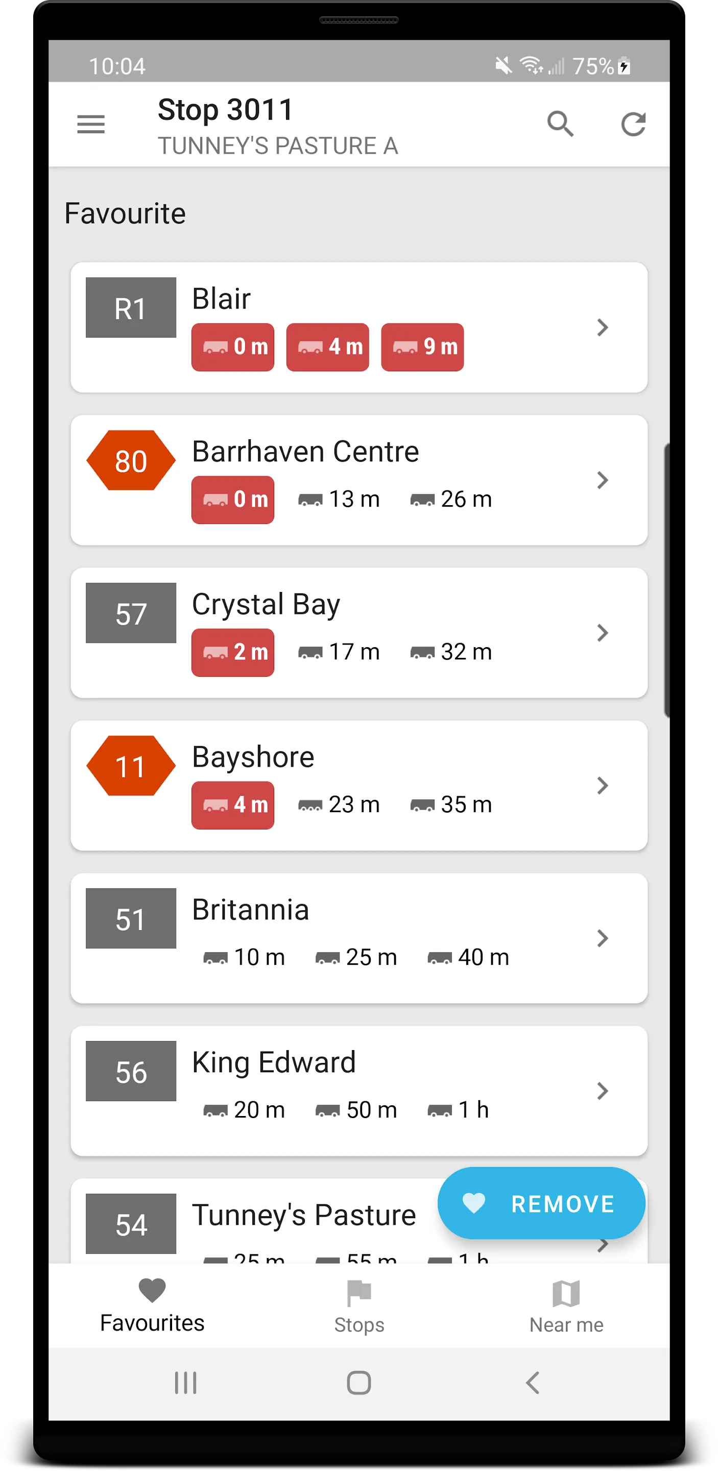 Ottawa Transit: GPS Real-Time | Indus Appstore | Screenshot